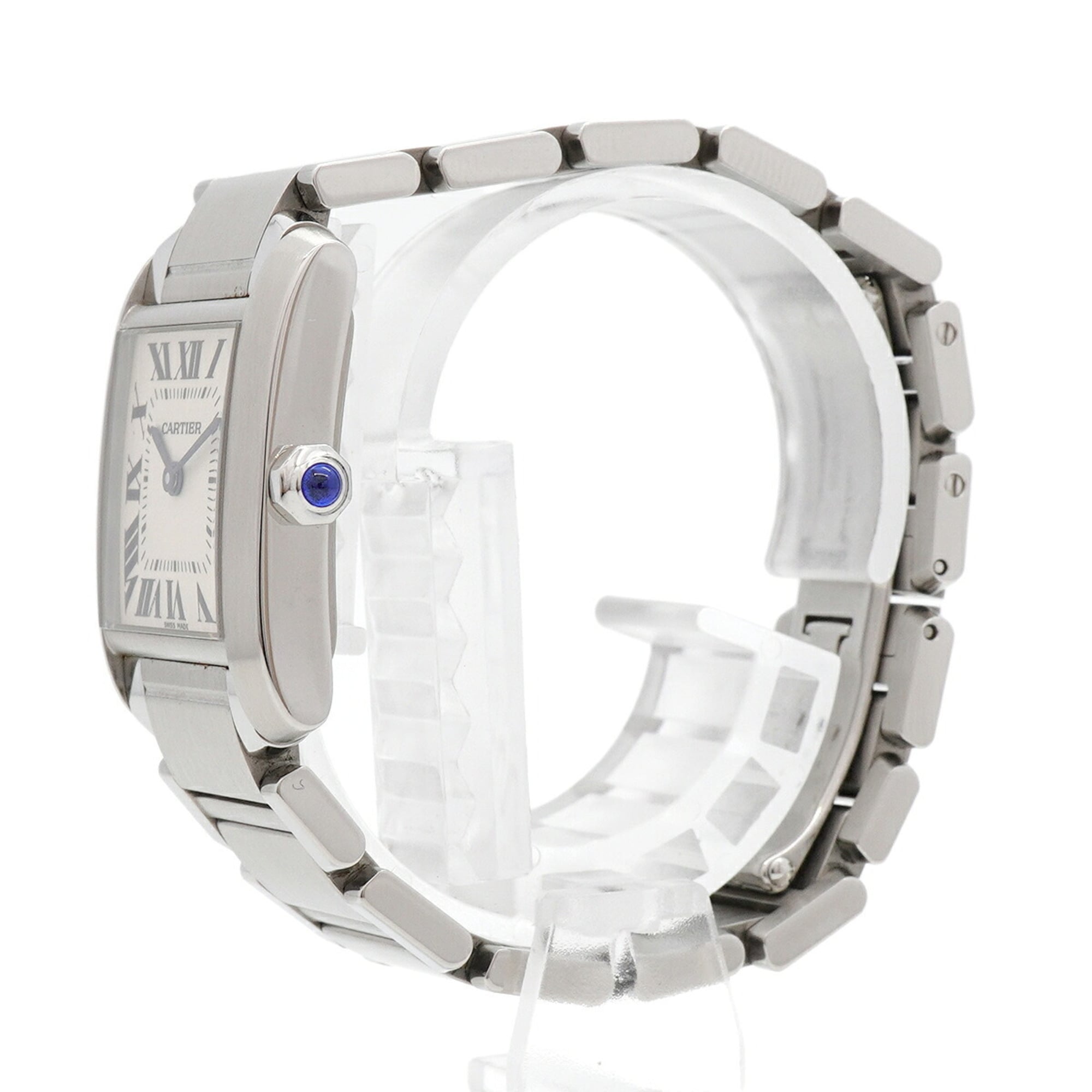 Cartier Tank Française MM W51011Q3 Ivory Dial 25mm Watch