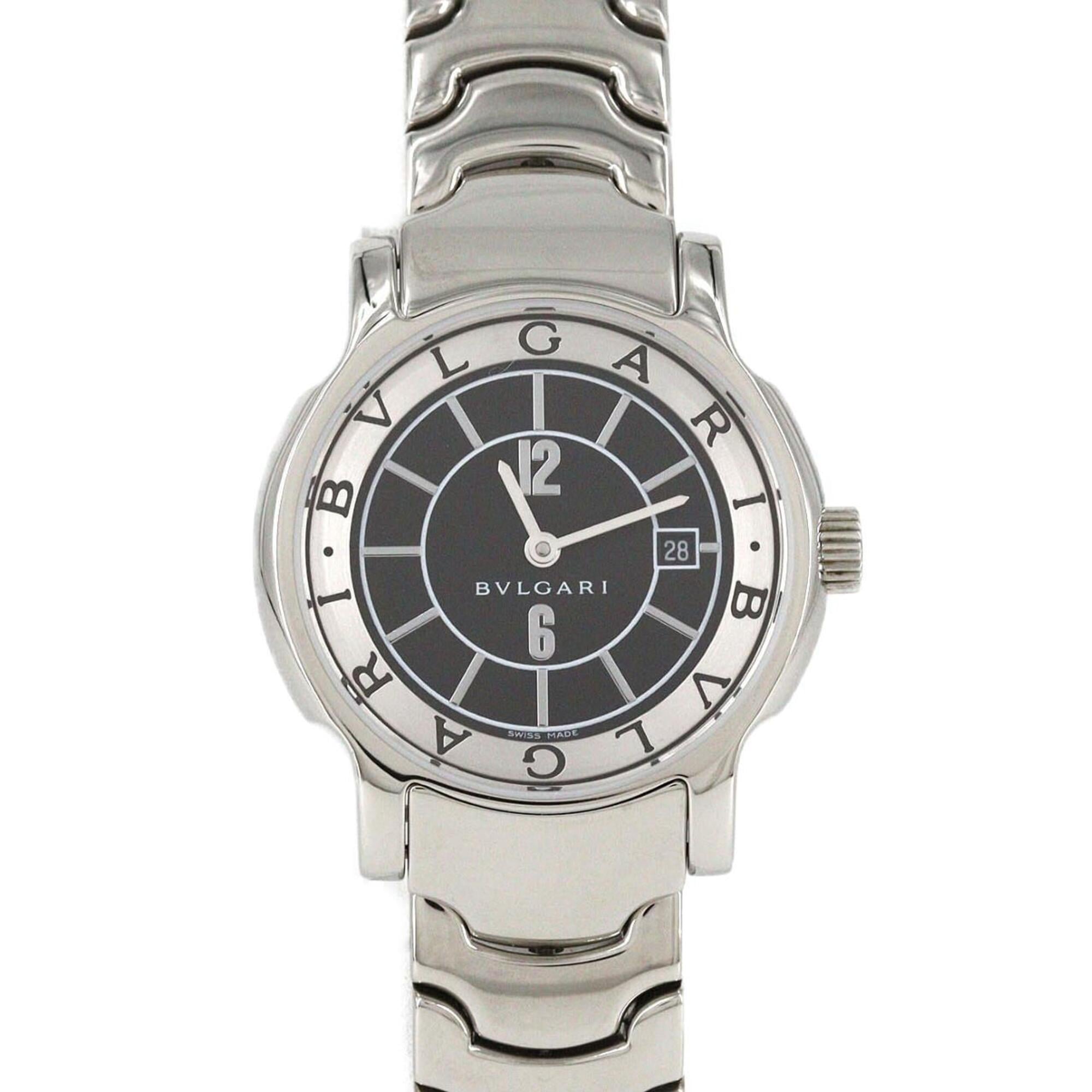 Bvlgari Bulgari Solotempo ST29S/ST29BSSD Black Dial 29mm Watch