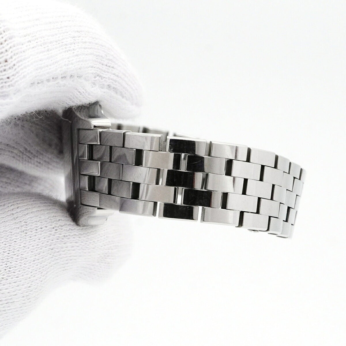 Cartier Santos Demoiselle SM W25064Z5 Horloge met ivoorkleurige wijzerplaat, 20 mm