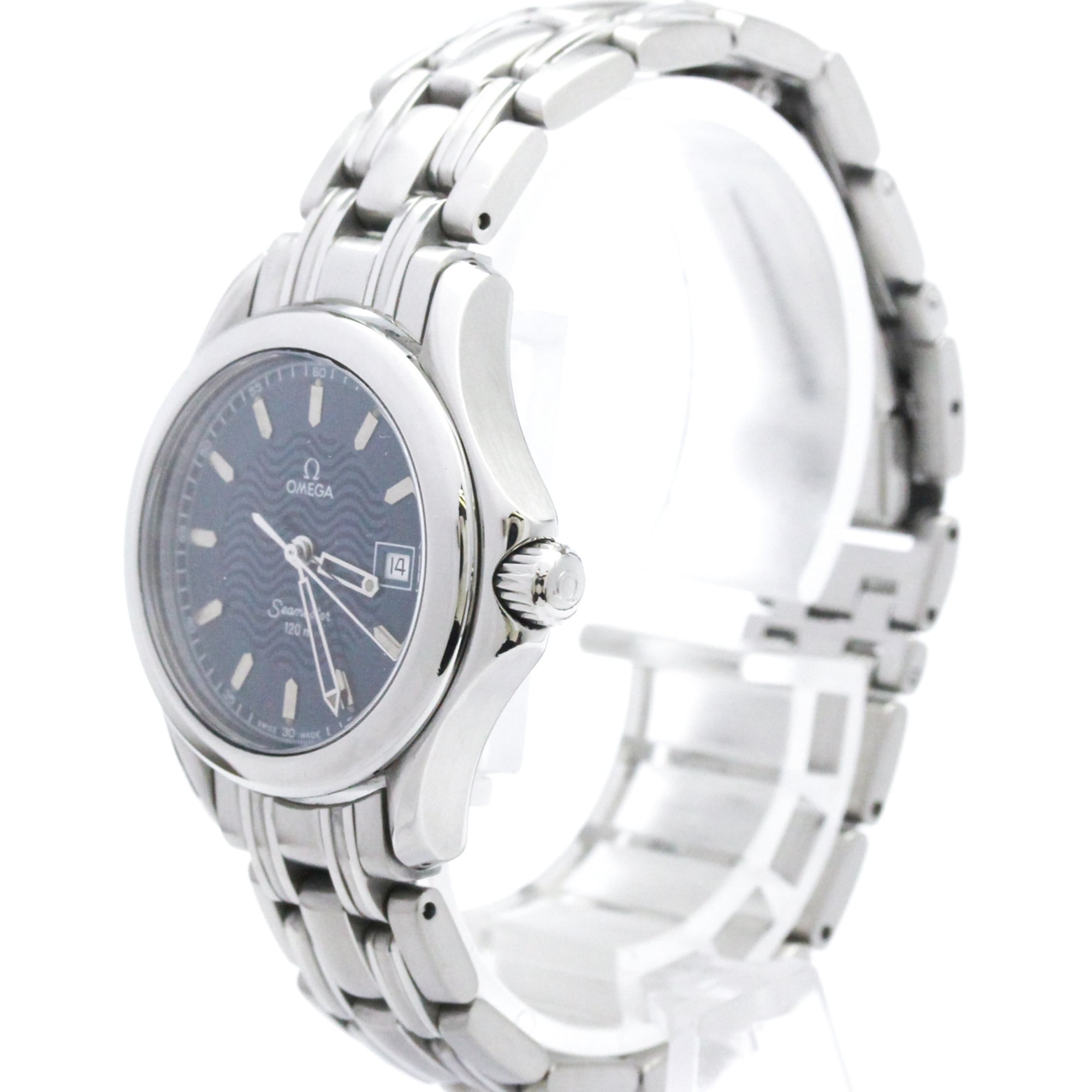 Montre Omega Seamaster 2571.81 à cadran bleu, 29 mm