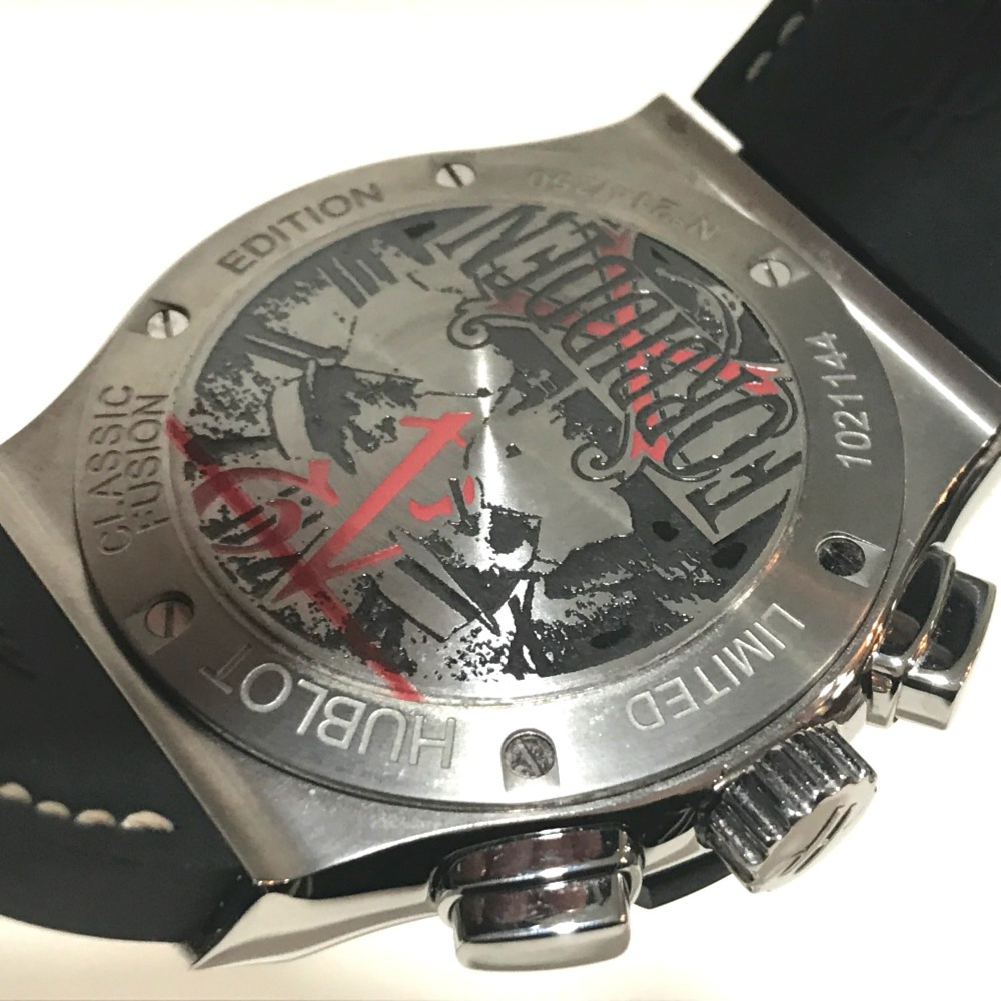 Hublot 521.NC.0589.VR.OPX14 Forbidden X Automatique avec coffret en forme de boîte à cigares, montre-bracelet avec bracelet argenté Brun