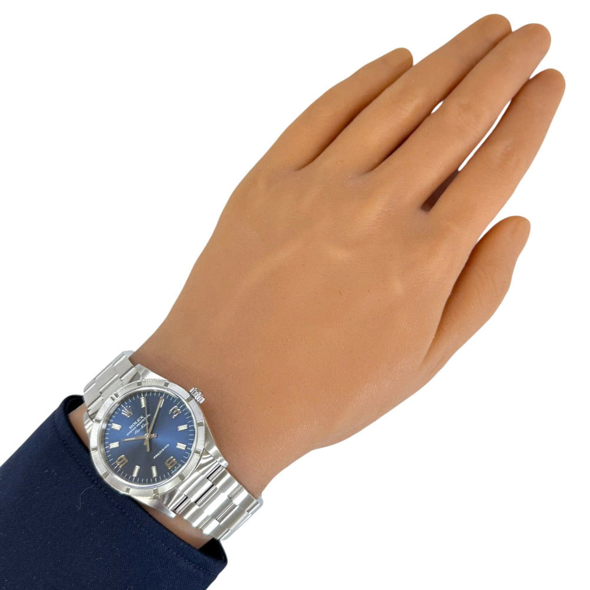 Rolex Air-King Oyster Perpetual 14010M Navy Dial 34mm Watch