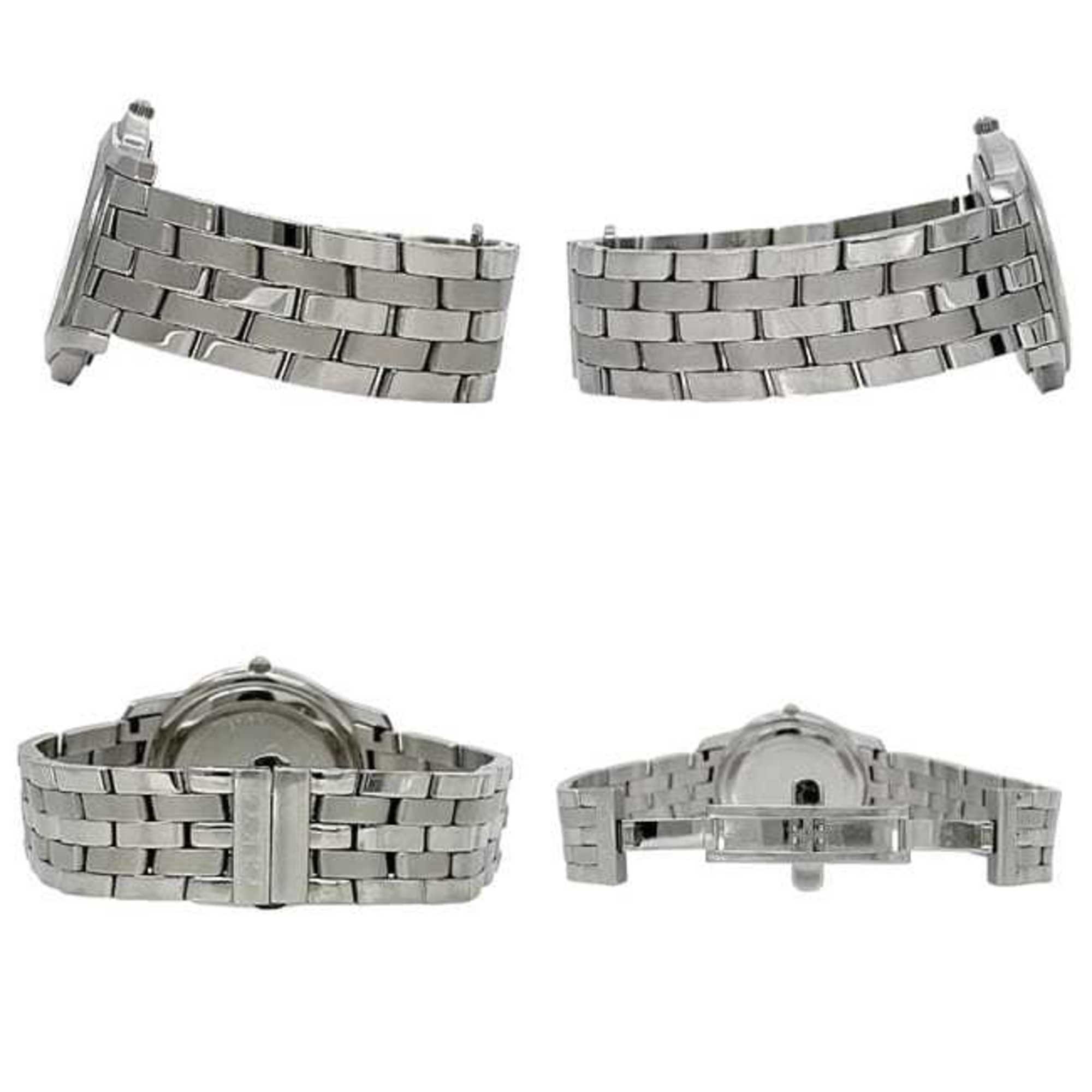 Gucci 5500M Horloge f-24297 Zilverwit YA055305 Herenhorloge van roestvrij staal, kwarts 0163*** GUCCI, werkt op batterijen, analoge wijzerplaat met datum