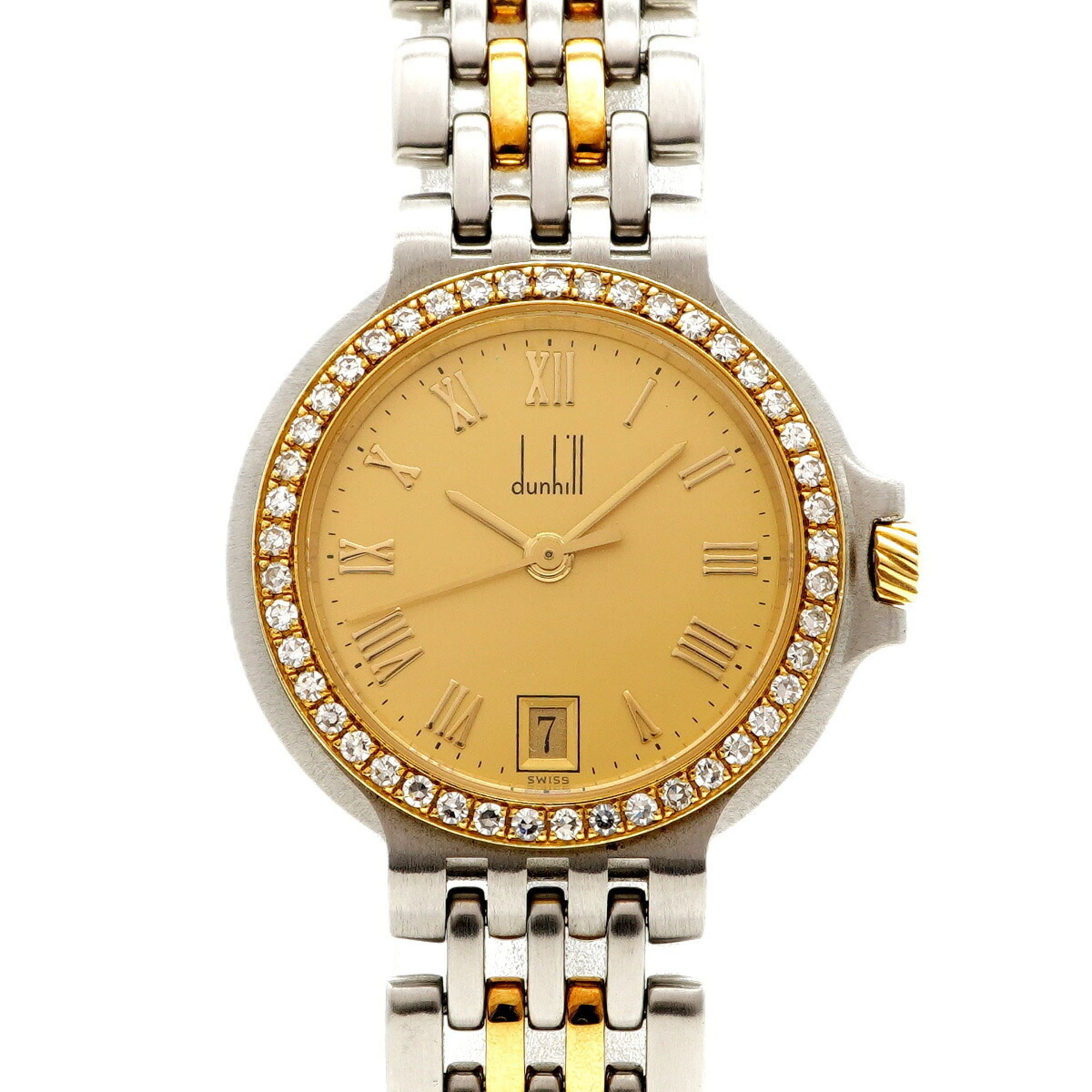 Dunhill Elite Gold Dial Watch for Women