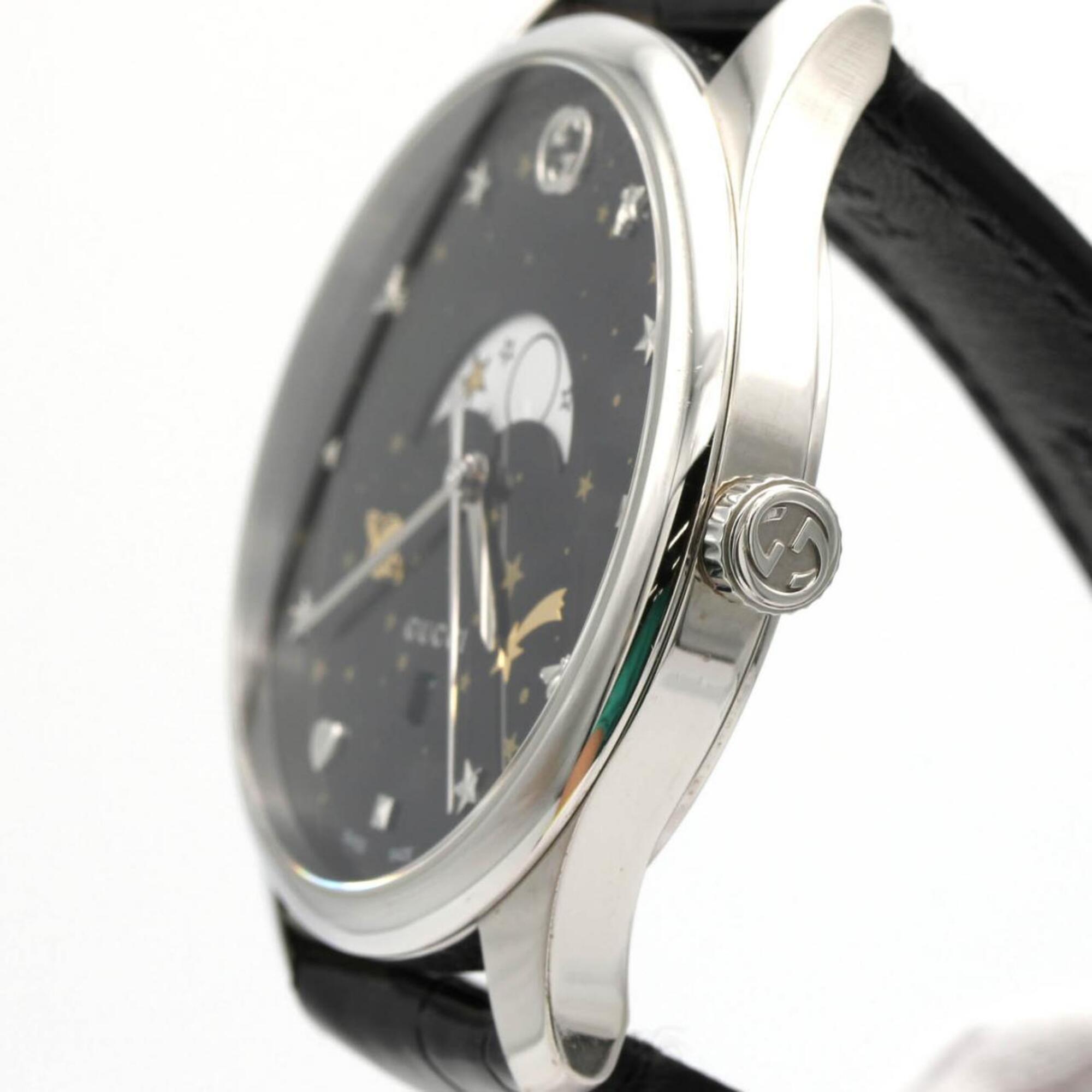 Gucci G-Timeless Moonphase 126.3/YA126327 Noir Cadran 40mm Montre
