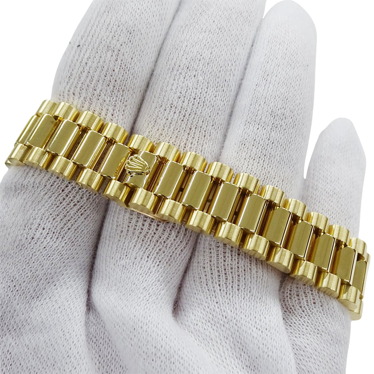 Rolex Datejust 68278G L Gold Dial 30mm Watch