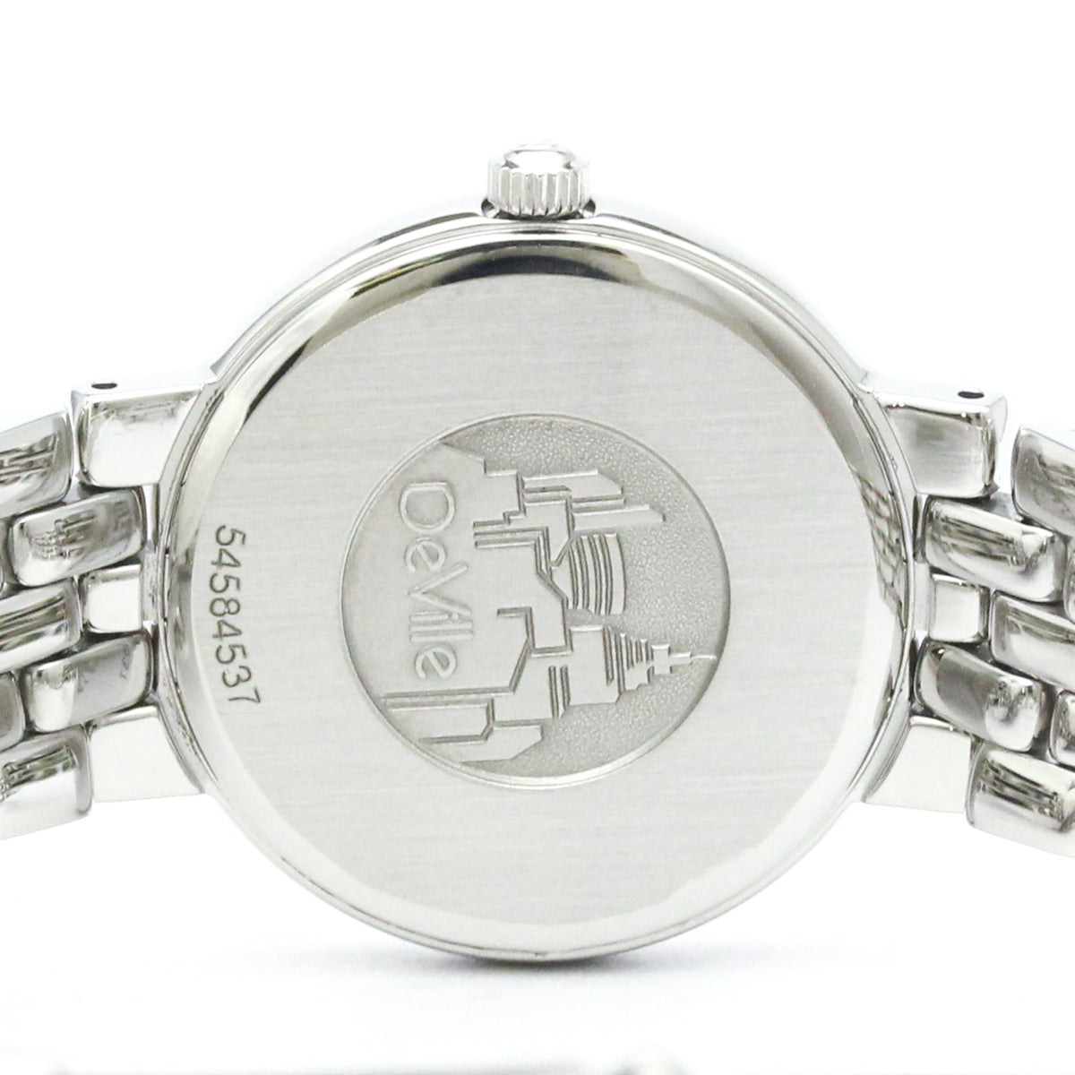 Omega De Ville 7560.31 Silber Zifferblatt 23 mm Uhr