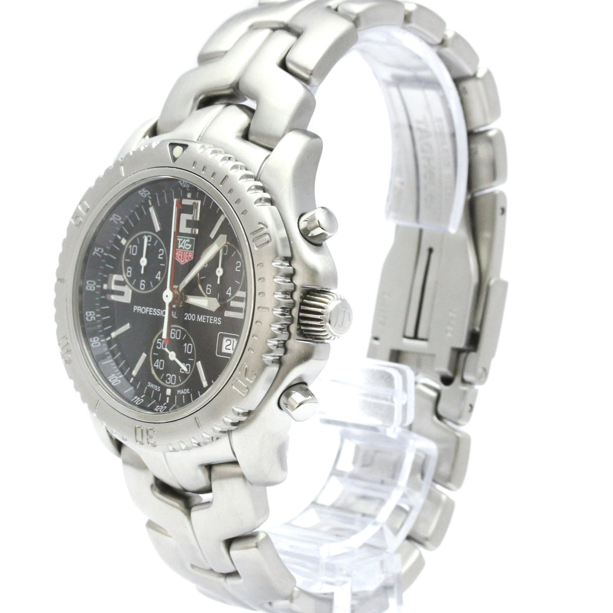 TAG Heuer Link CT1111 Schwarz Zifferblatt 42 mm Uhr