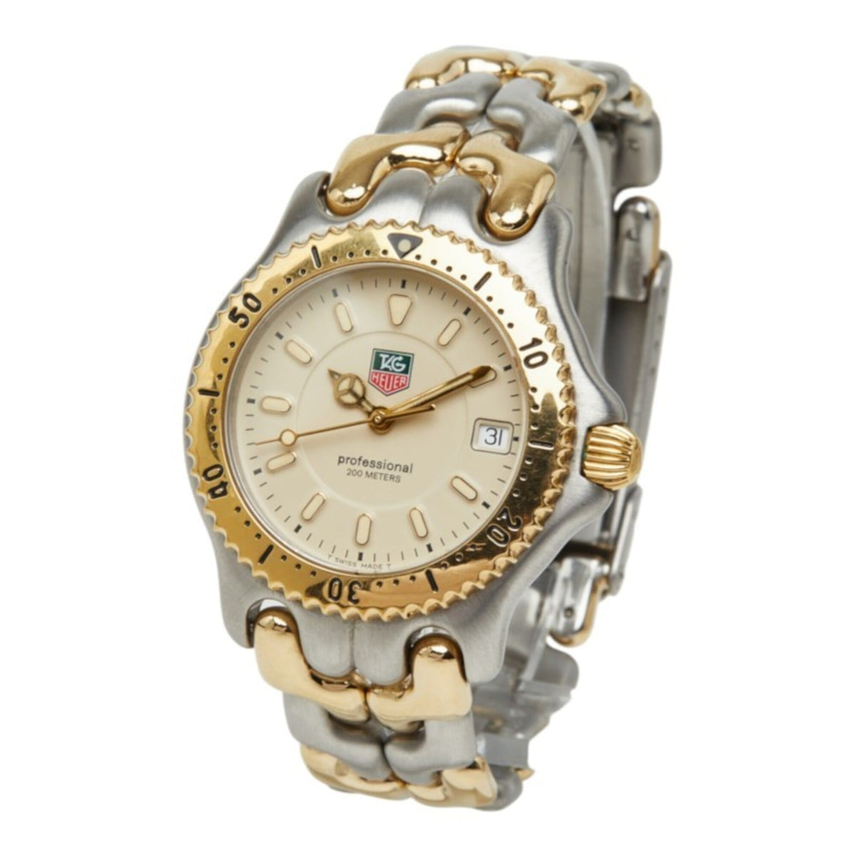 TAG Heuer Cell Professional WG1221-K0 Beige Dial 34mm Watch