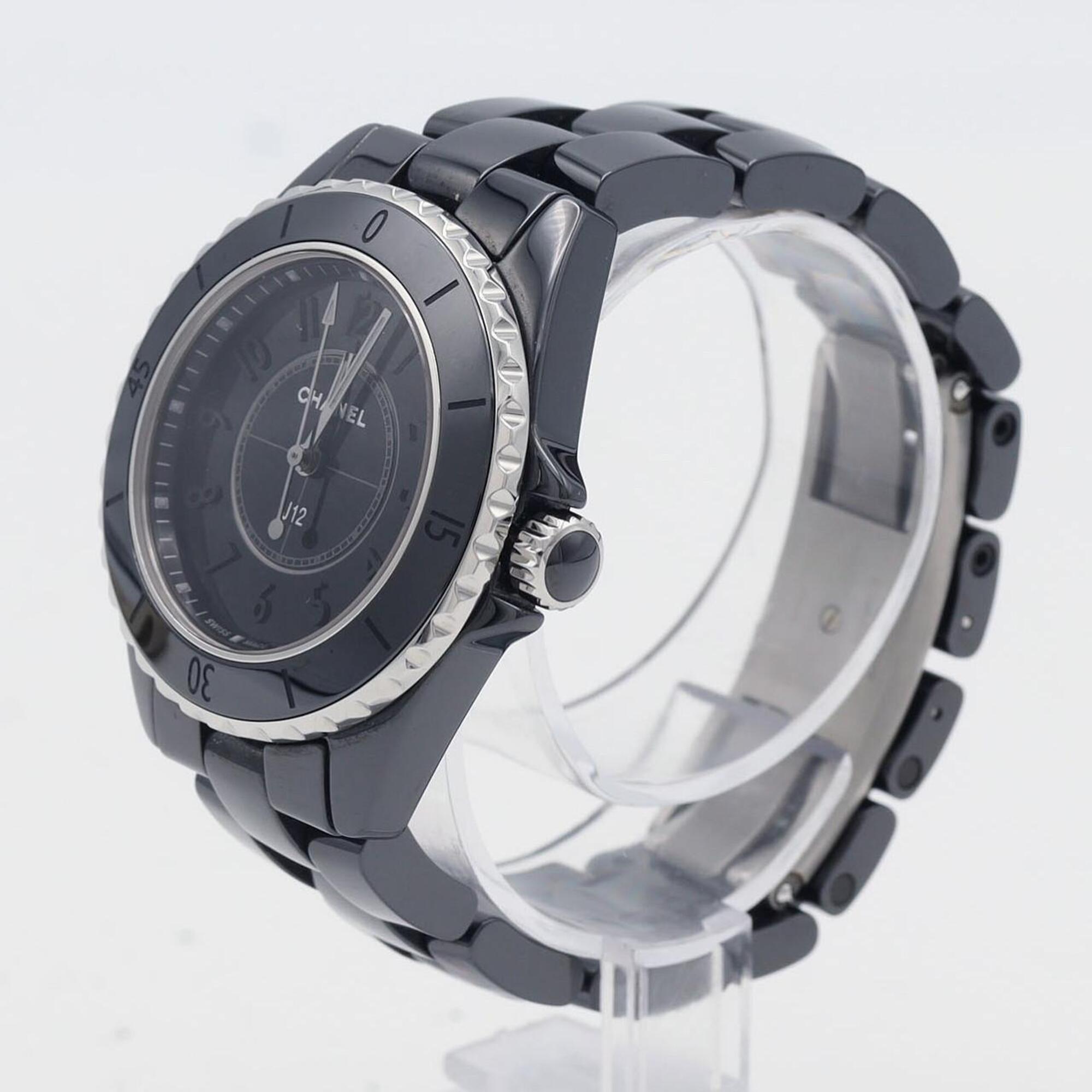 Chanel J12 Phantom 33mm Ceramic H6346 Quartz Watch