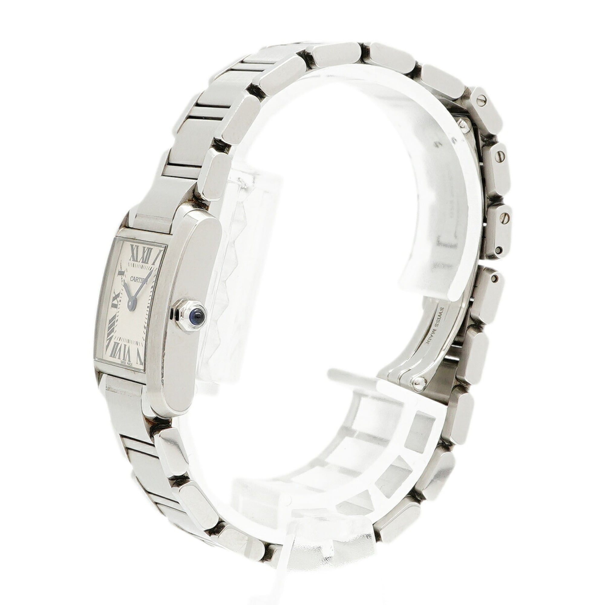 Cartier Tank FranÃ§aise SM W51008Q3 Ivory Dial Wo
