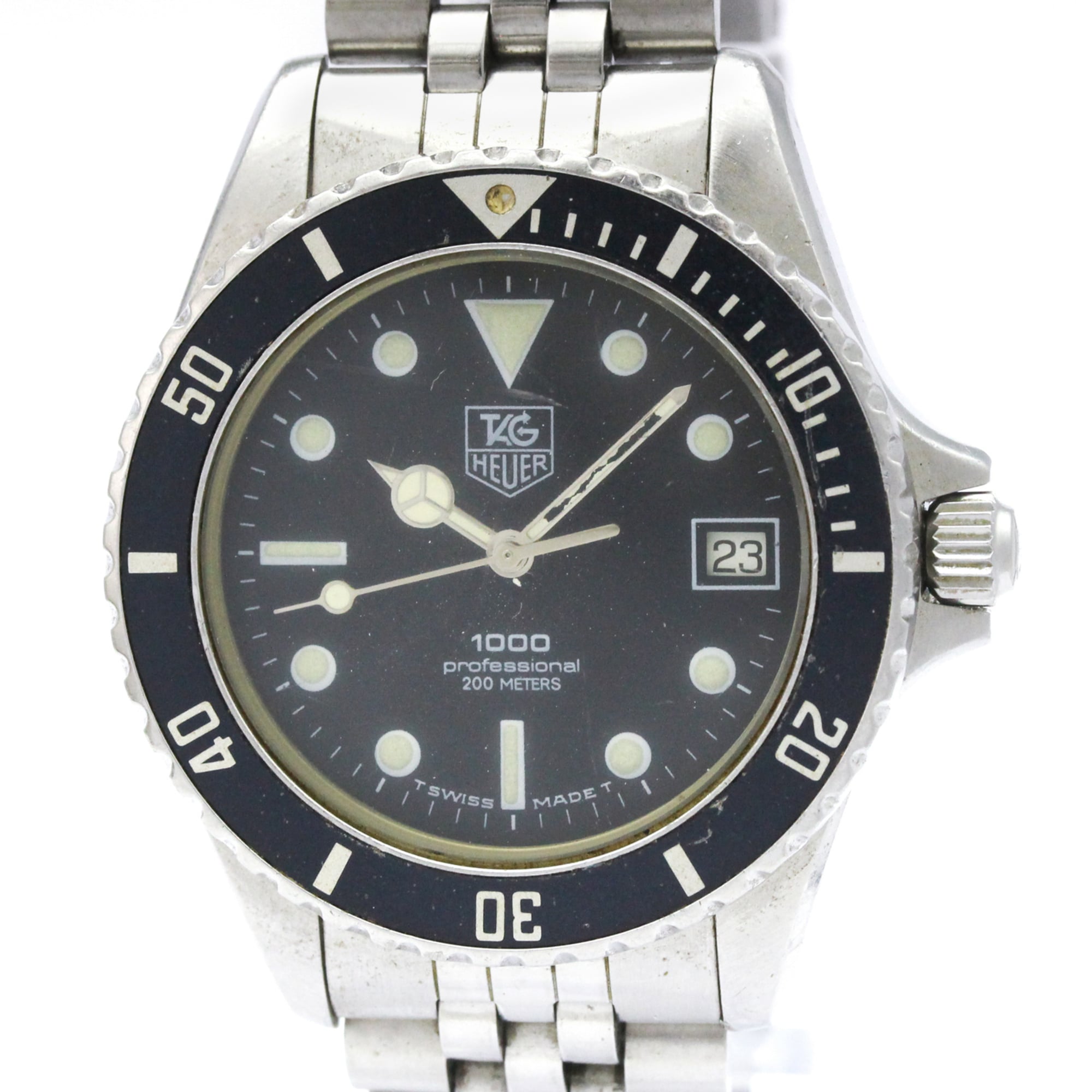 TAG HEUER 1000 Stainless Steel Quartz Mens Watch 980.013
