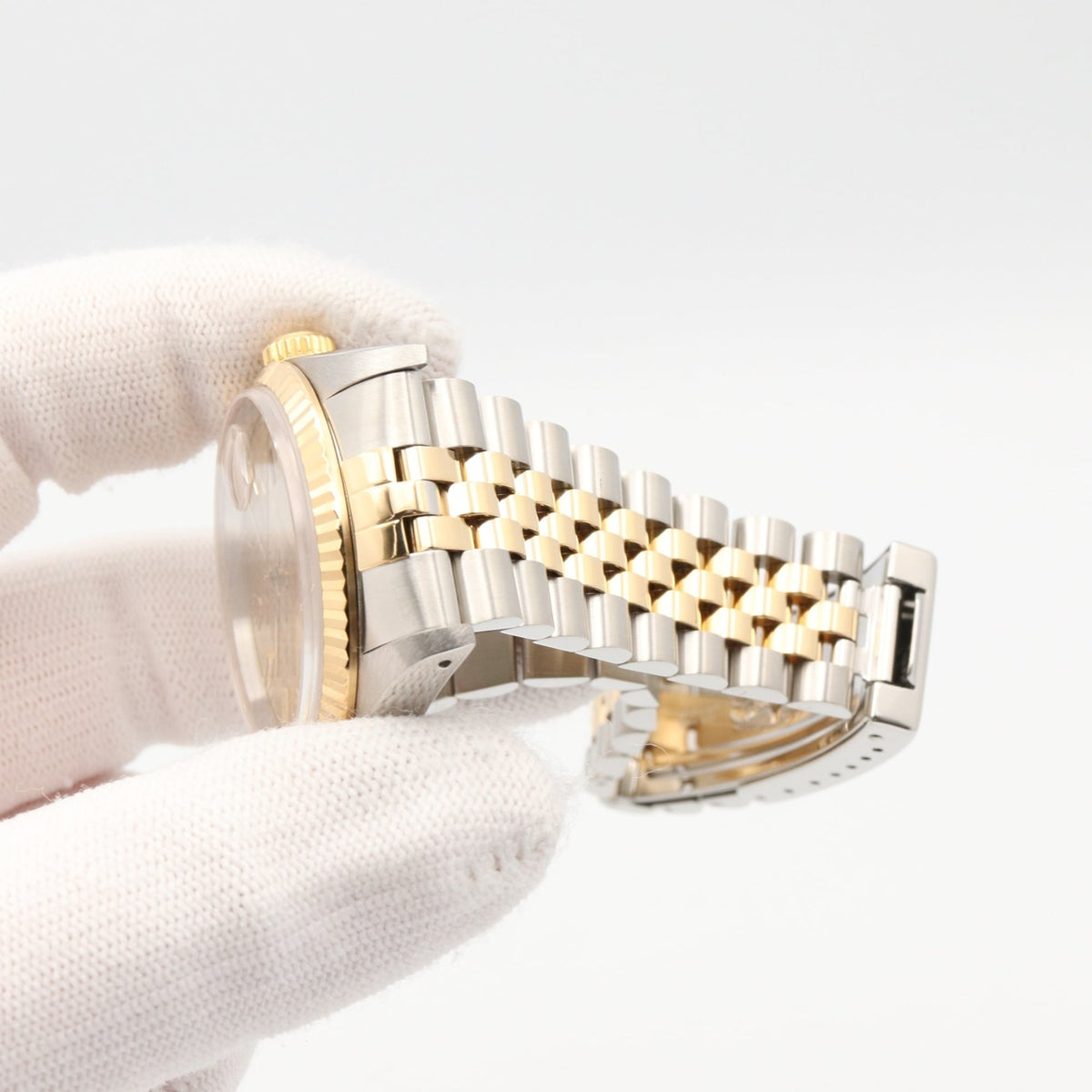 Rolex Datejust L-series 16233 Champagne, Gold Dial 36mm Watch