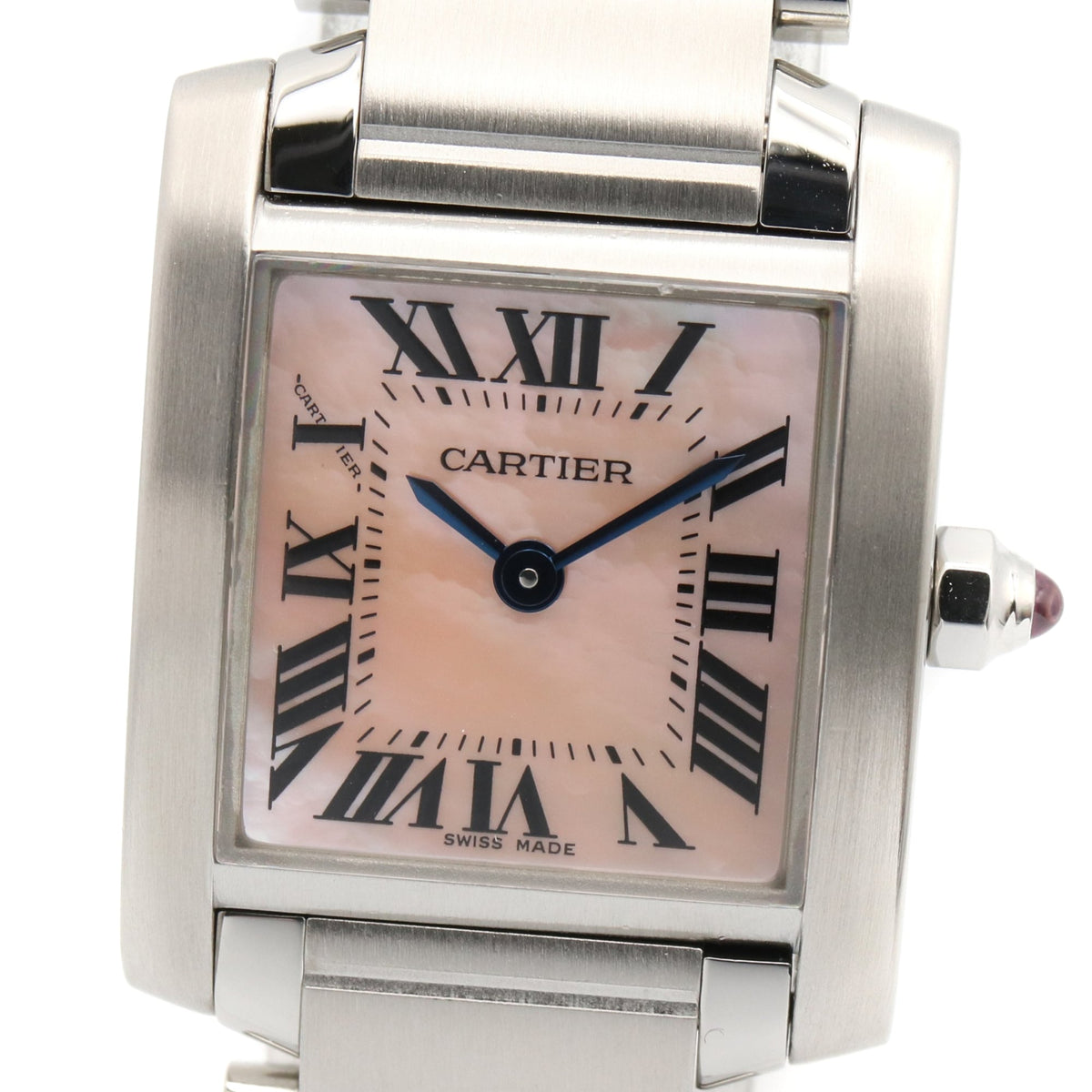 Cartier Tank Française SM W51028Q3 Pink Dial 20mm Watch