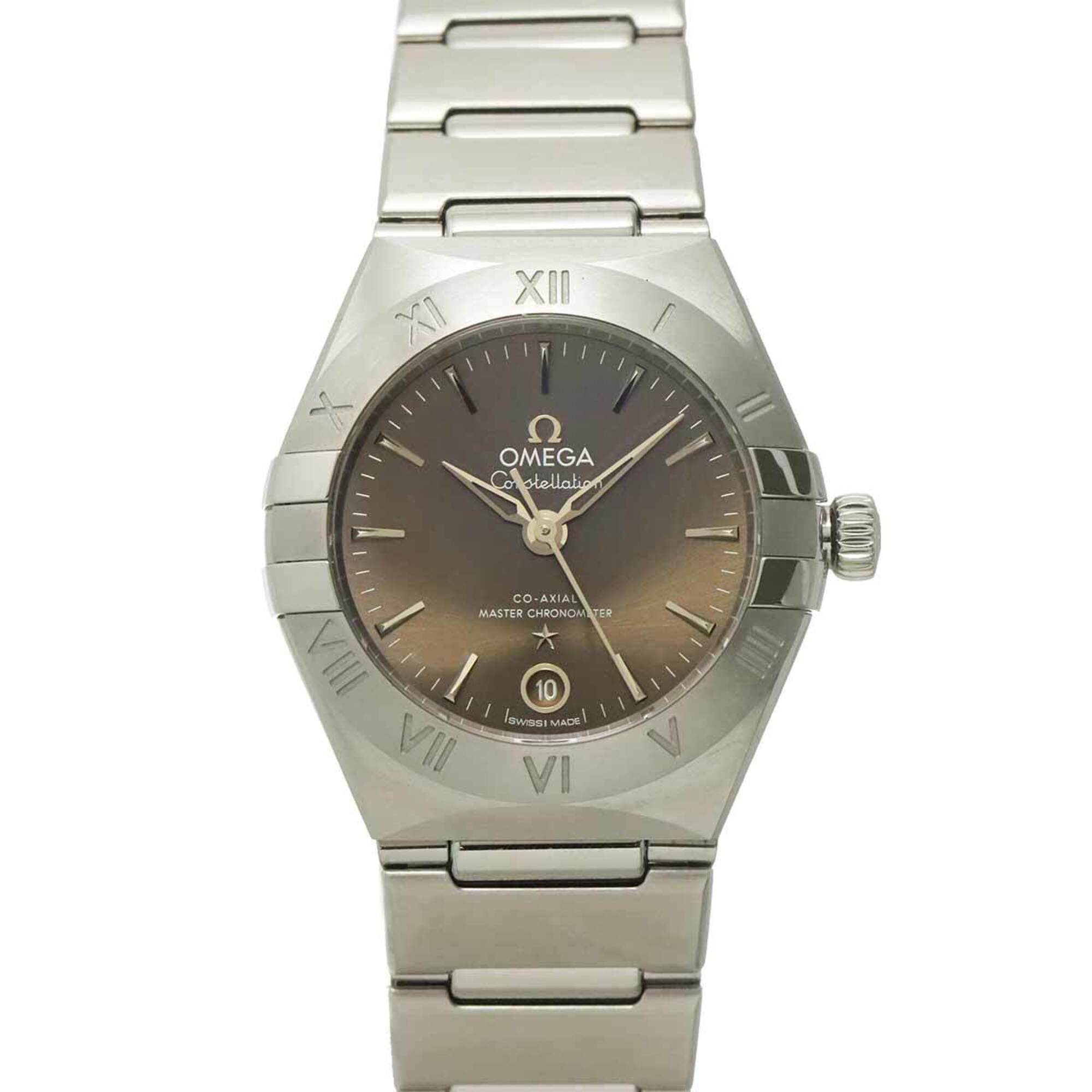 Omega Constellation Manhattan 131 10 29 20 06 001 Ladies' Watch, Date, Gray, Automatic Movement
