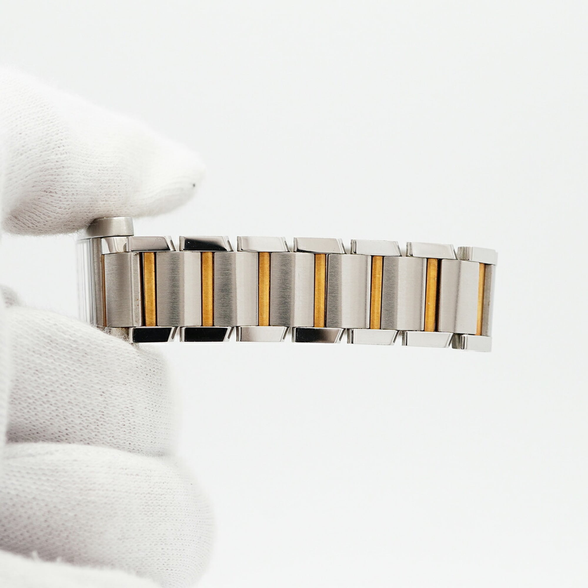 Cartier Tank FranÃ§aise SM Two-Tone W51007Q4 Ivory Dial Wo
