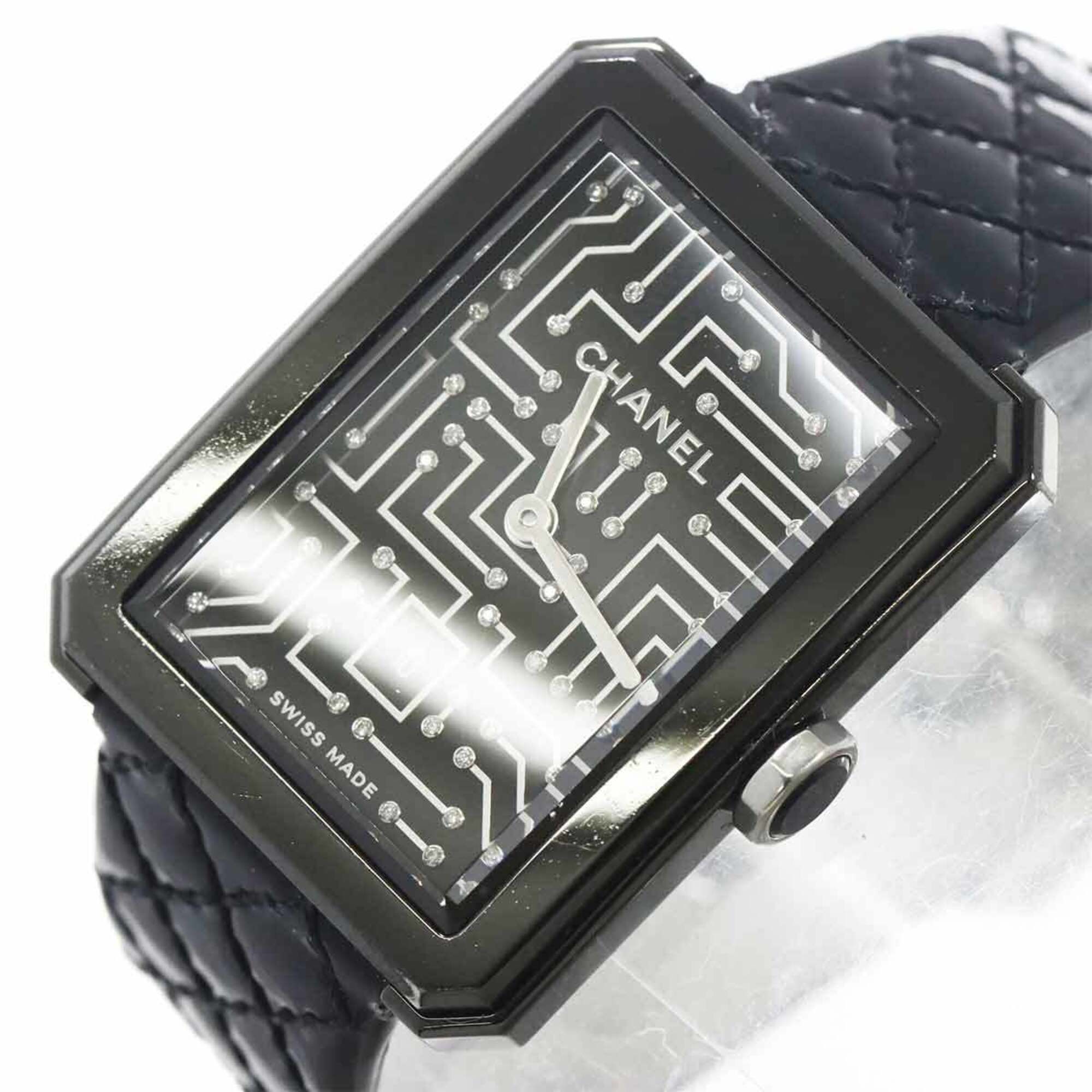 Chanel Boyfriend H7946 Black Dial 27mm Watch