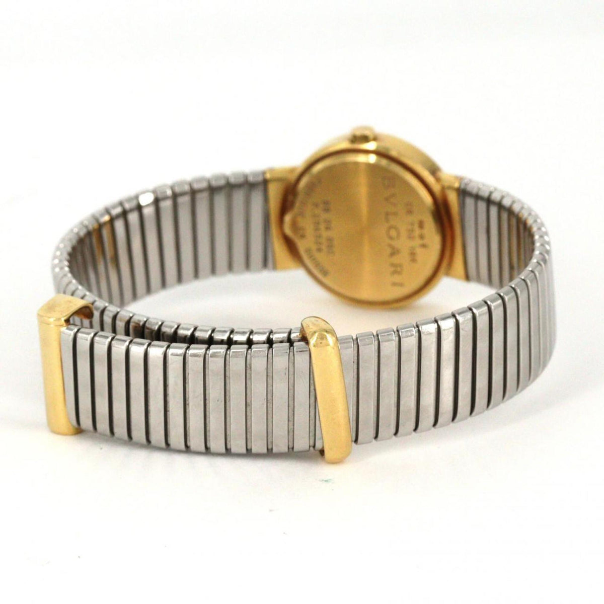 Bvlgari Tubogas BB26GSCD Schwarz Zifferblatt 26 mm Uhr
