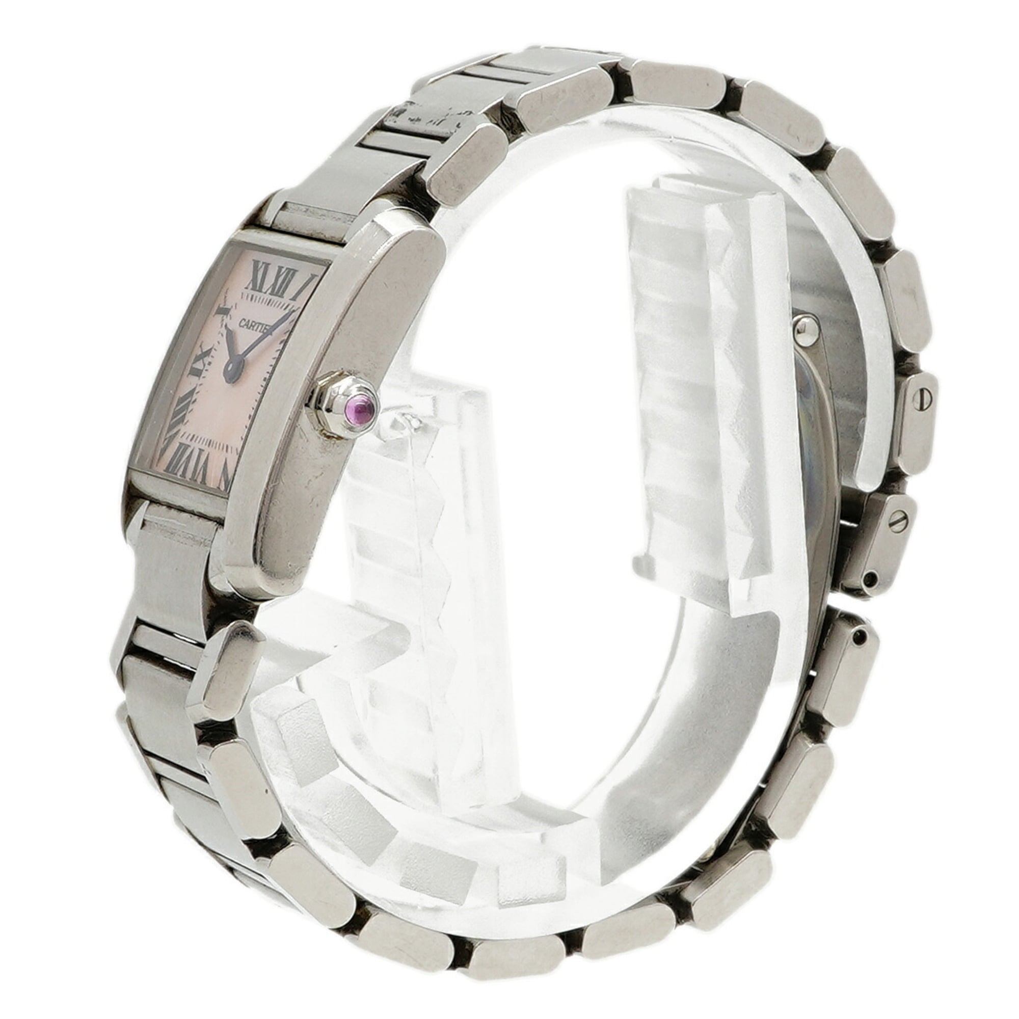Cartier Tank W51028Q3 Pink Dial 20mm Watch
