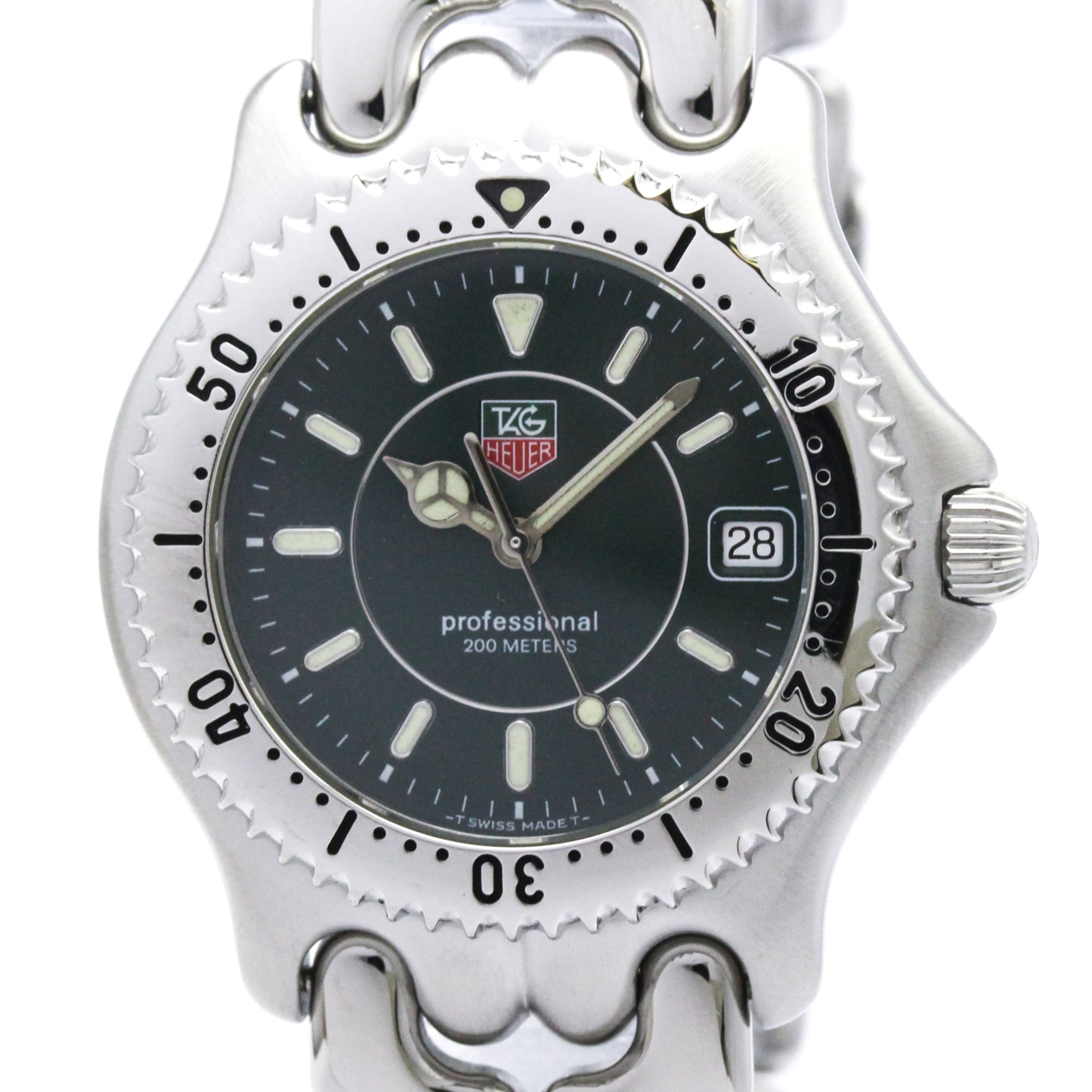 TAG Heuer Sel WG1119 Green Dial Stainless steel 38mm Watch