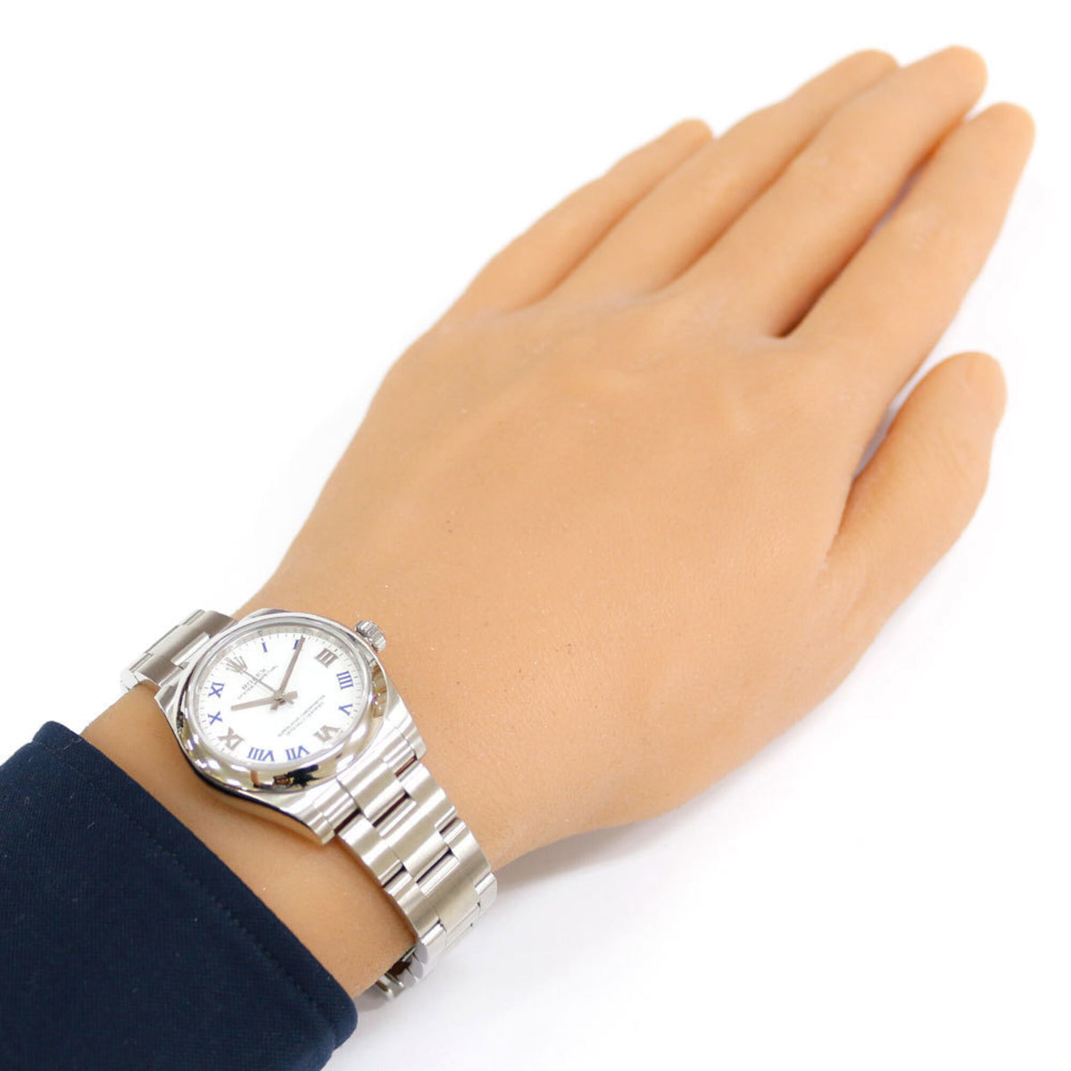 Montre Rolex Oyster Perpetual 177200 Blanc cadran de 31 mm
