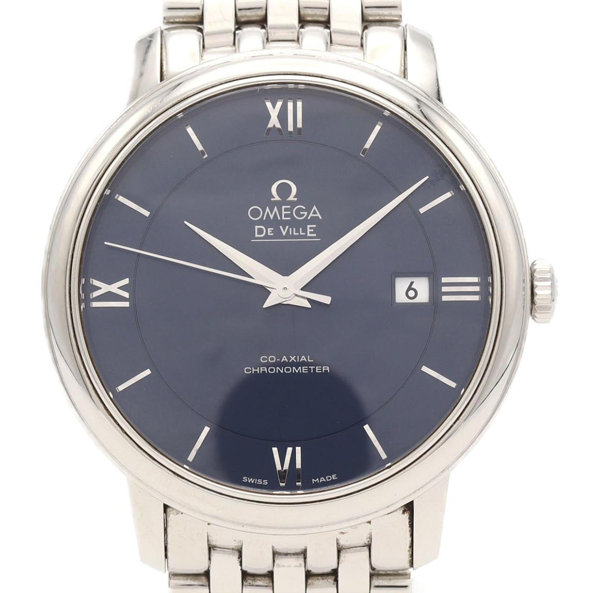 Omega De Ville 424.10.40.20.03.001 Blue Dial Stainless steel 40mm Watch