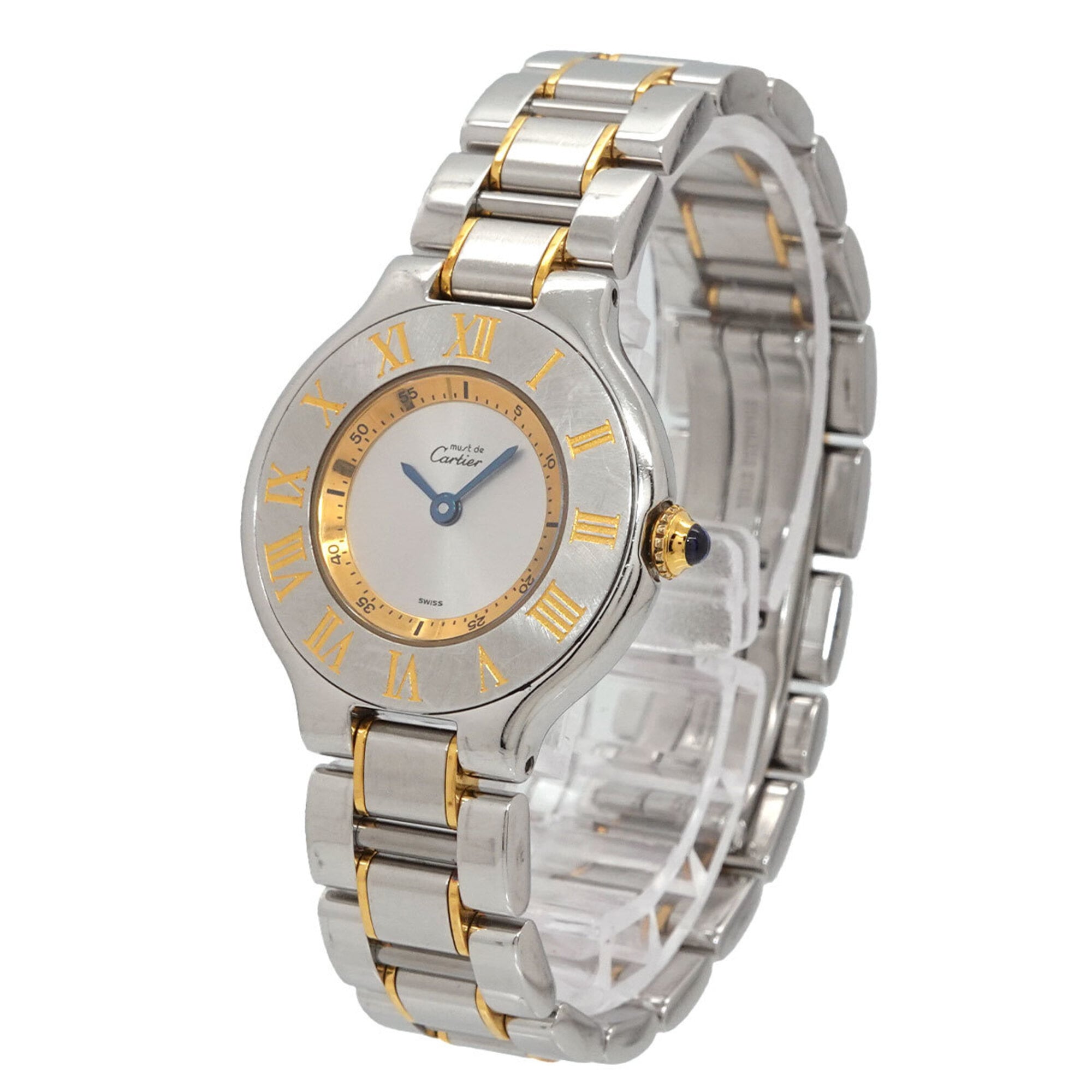 Cartier Must W10073R6 Silver Dial 28mm Watch