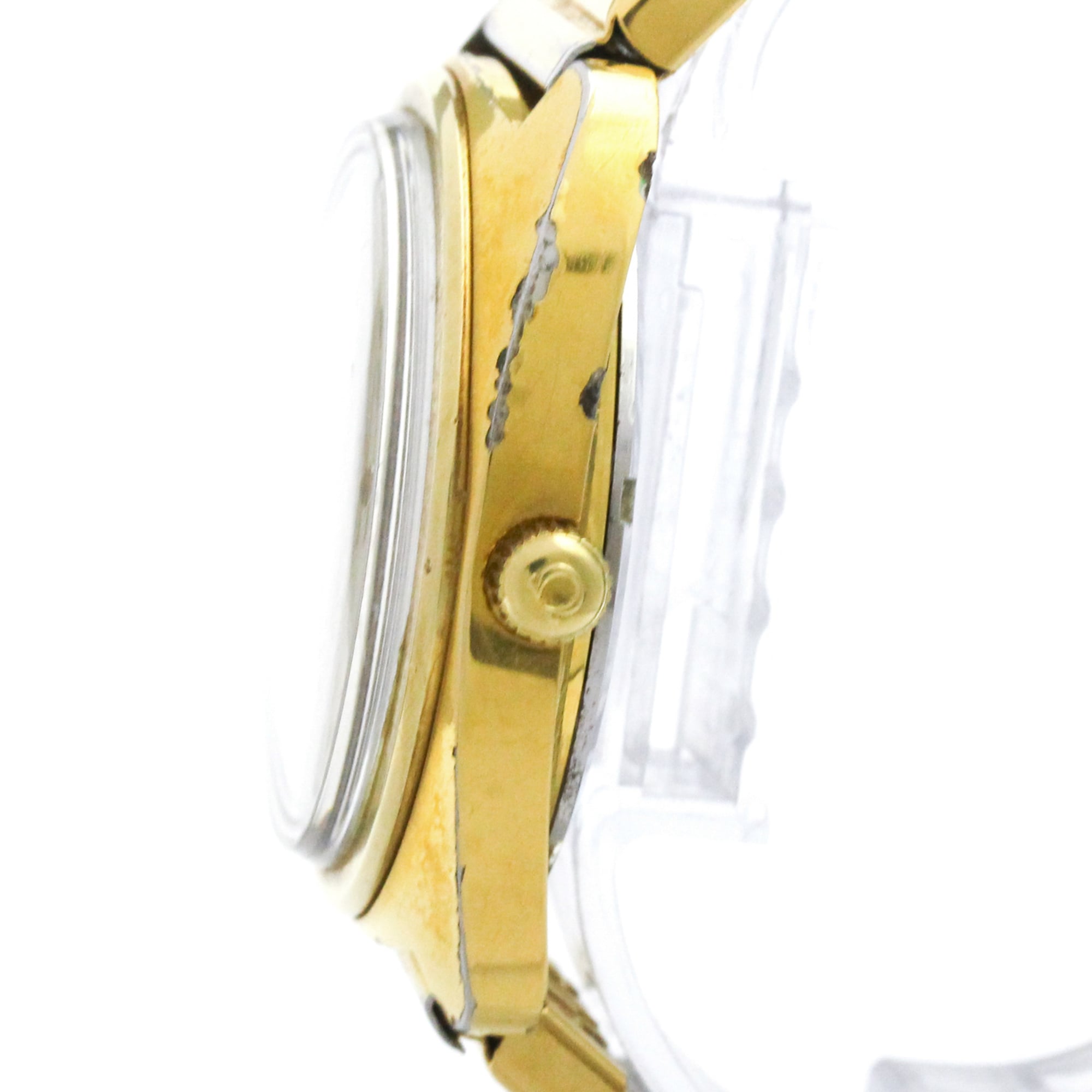 Omega Seamaster 166.064 Gold Dial 38mm Watch