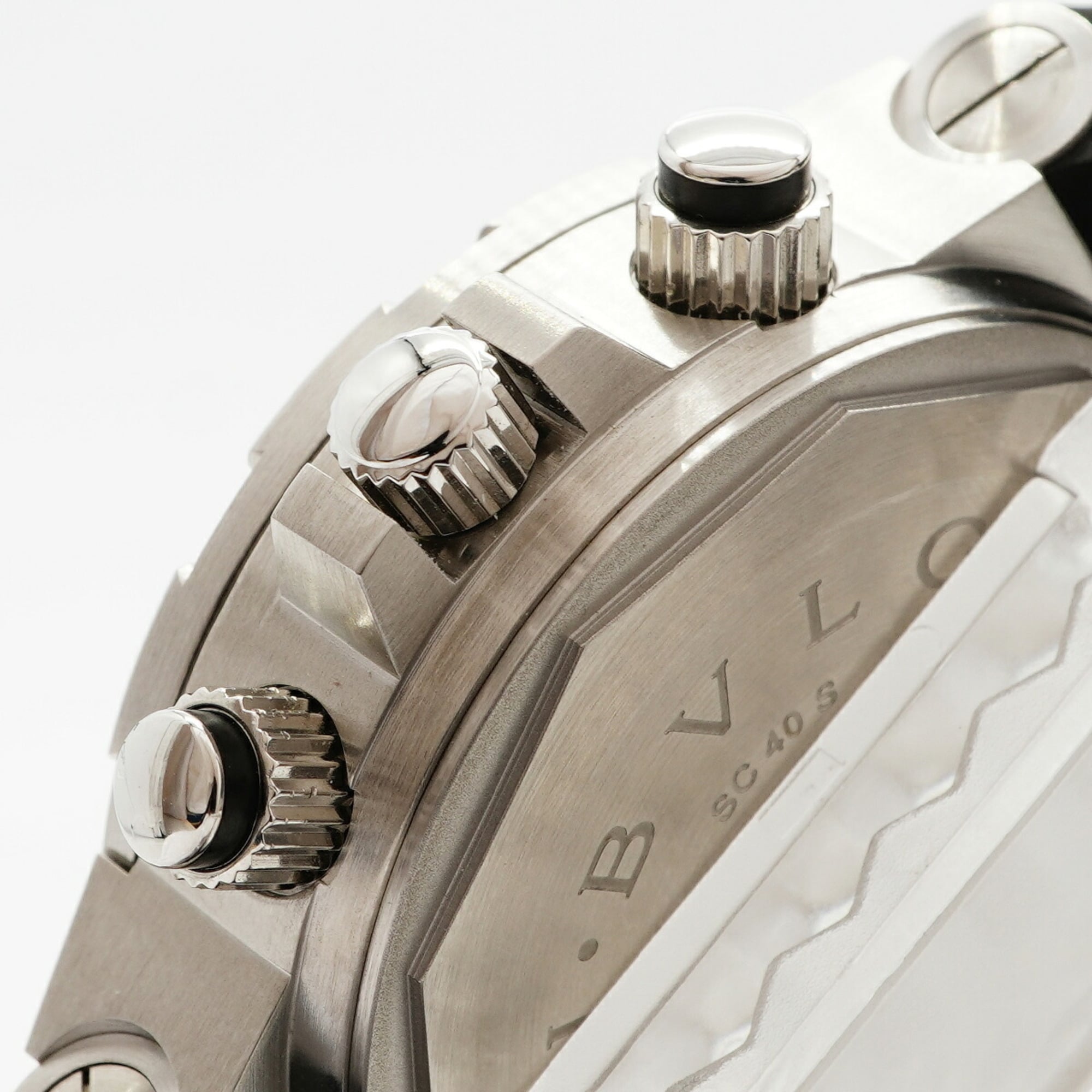 Bulgari Diagono SC40S Black Dial 40mm Watch