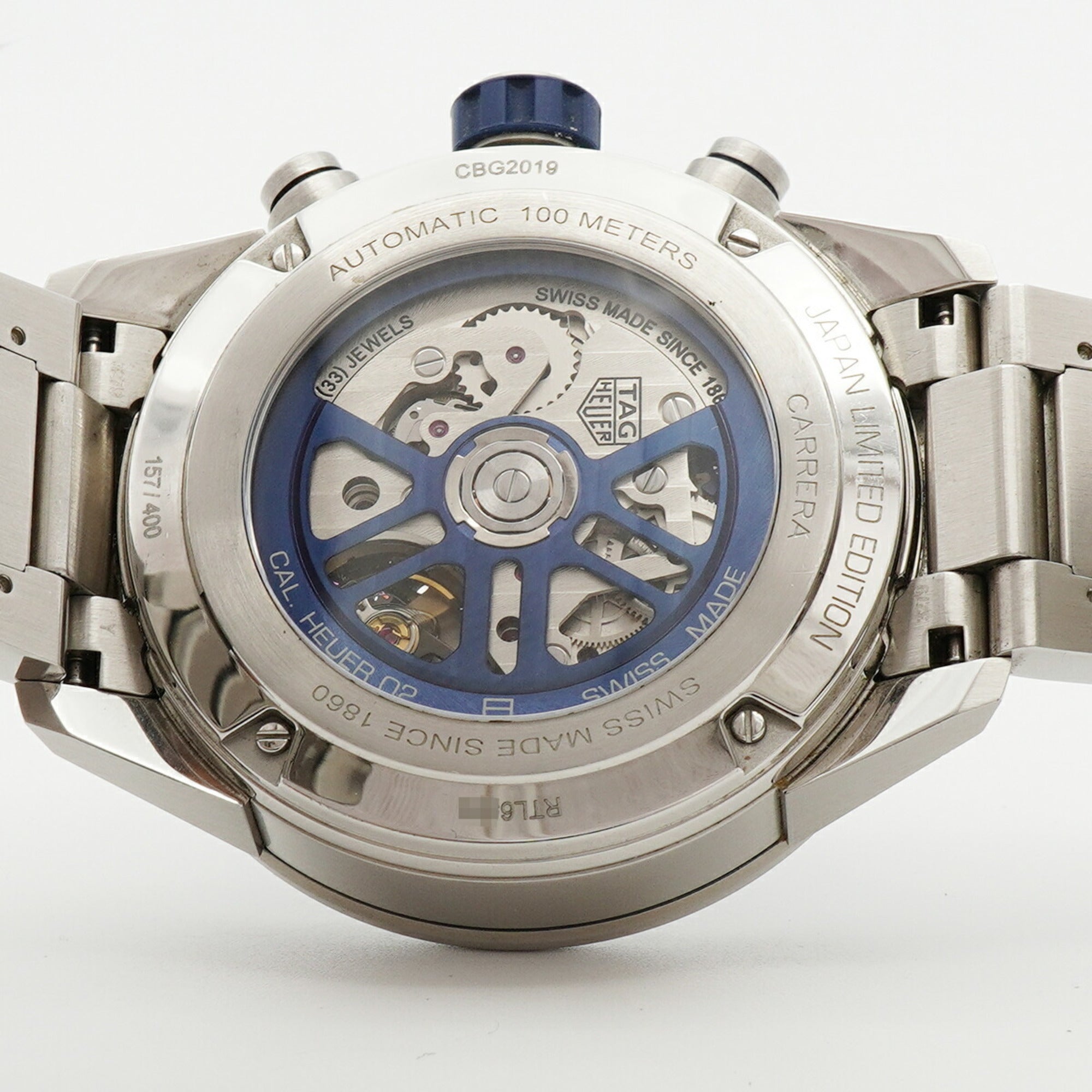 TAG Heuer Carrera Japan Limited Edition (400 stuks) CBG2019 Herenhorloge met skeletwijzerplaat