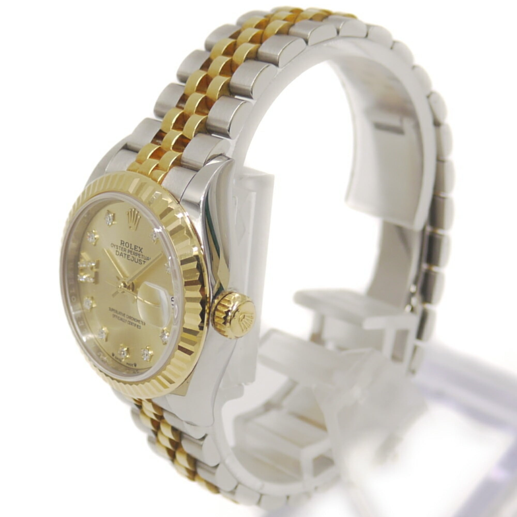 ROLEX Datejust 28 279173G Automatic Stainless Steel/Yellow Gold Star Diamond Dial Ladies Watch