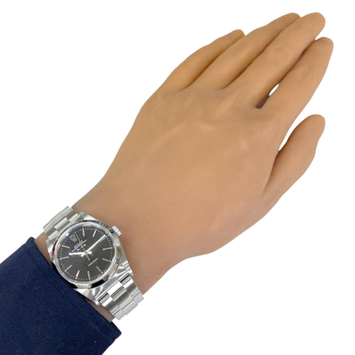 Rolex 14000M Black Dial 34mm Watch