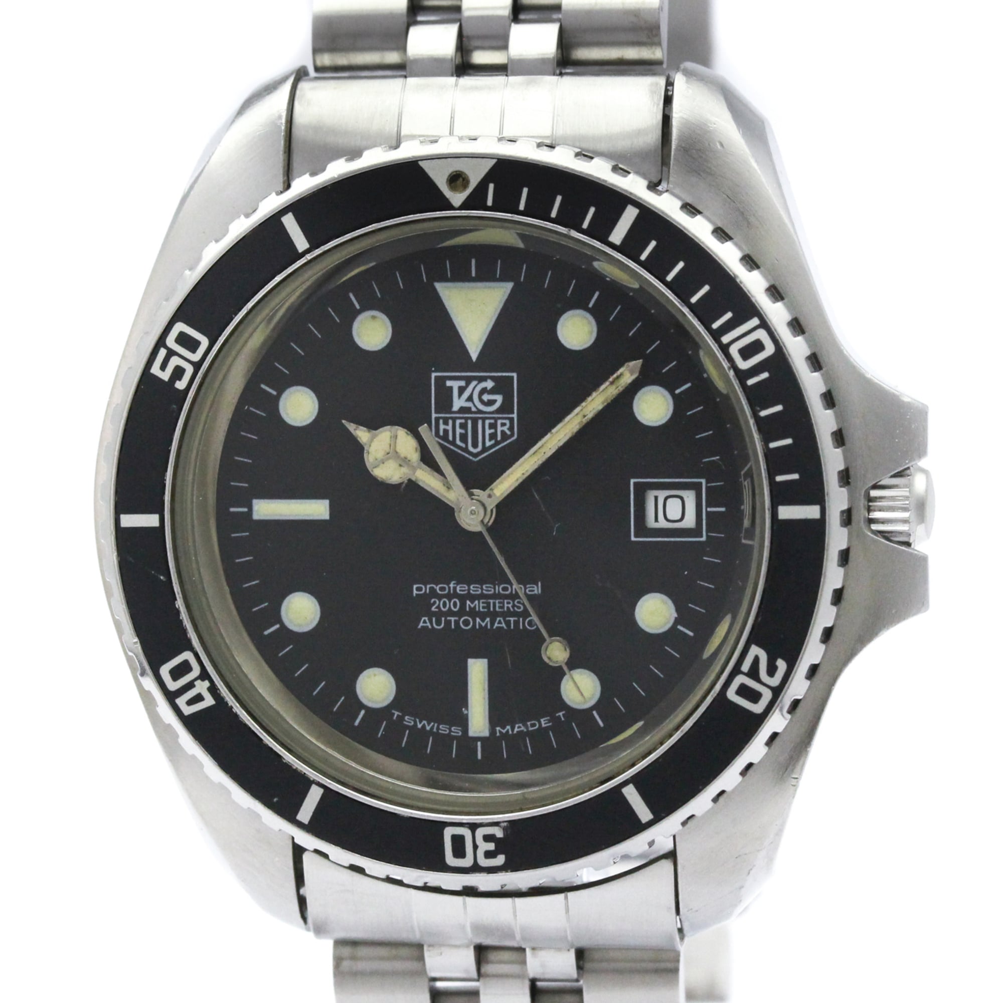TAG Heuer Professional 844/5 Black Dial 41mm Watch