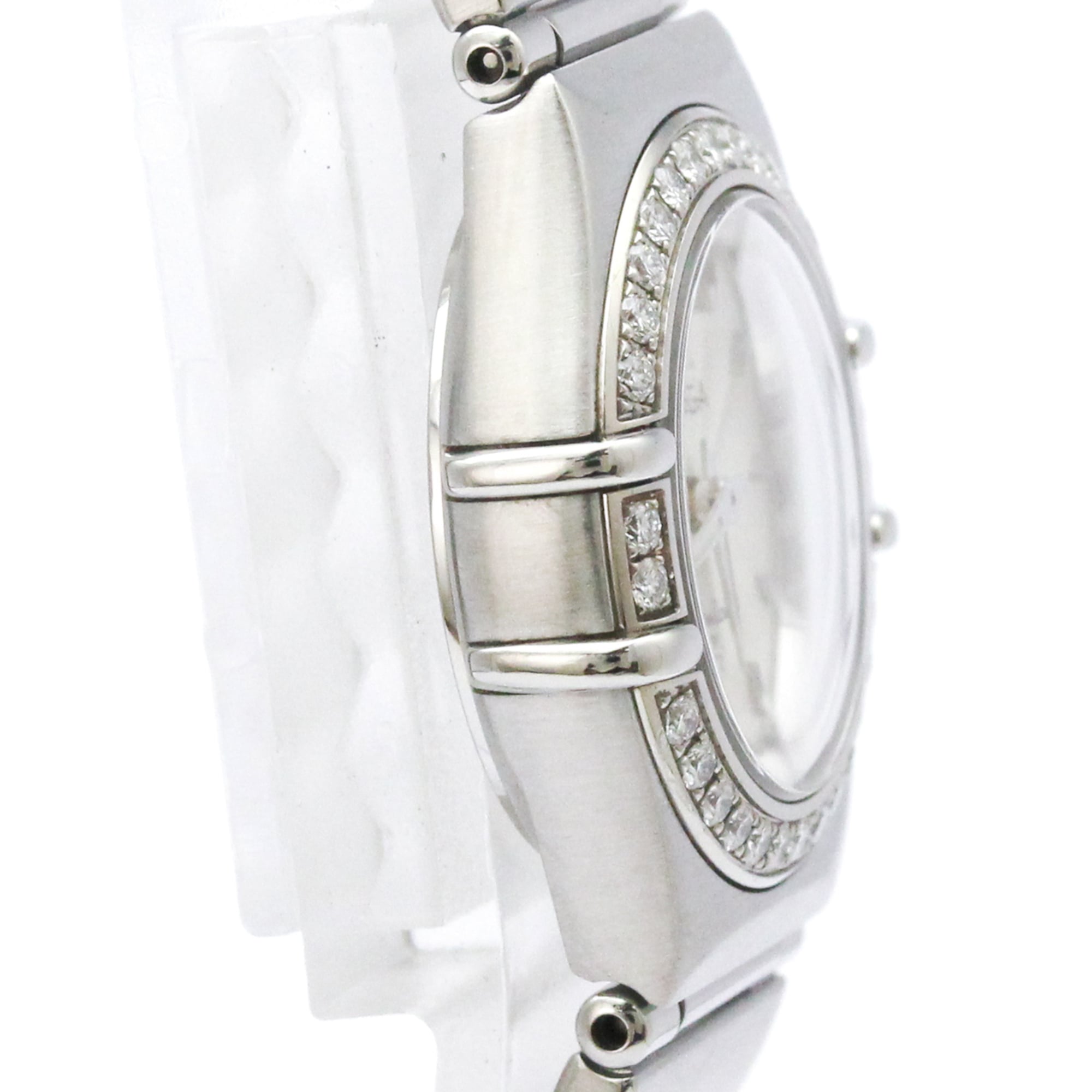 OMEGA Constellation Diamond MOP Dial Steel Quartz Ladies Watch 1466.31 Polished