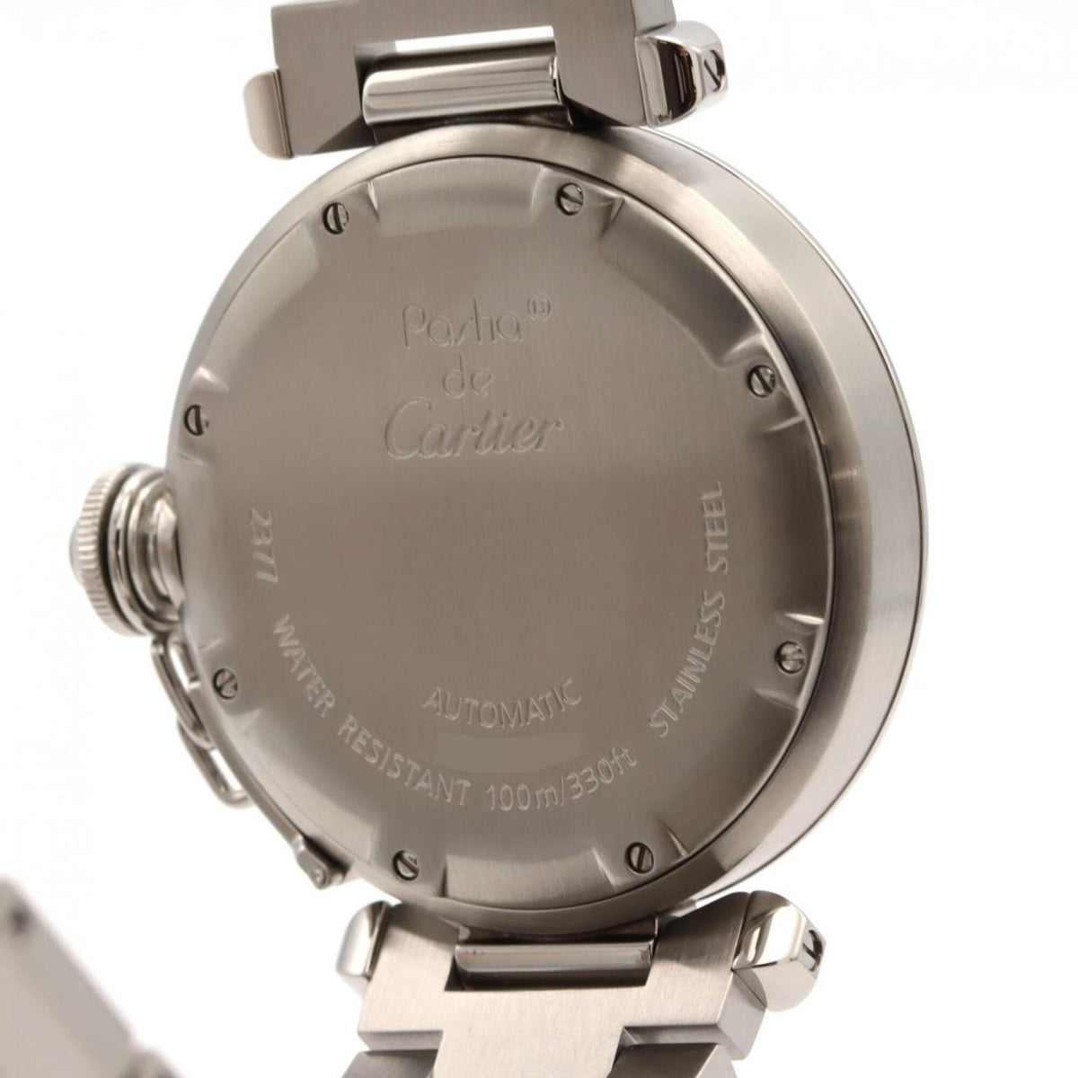 Cartier Pasha C GMT W31029M7 Silber Zifferblatt 35 mm Uhr