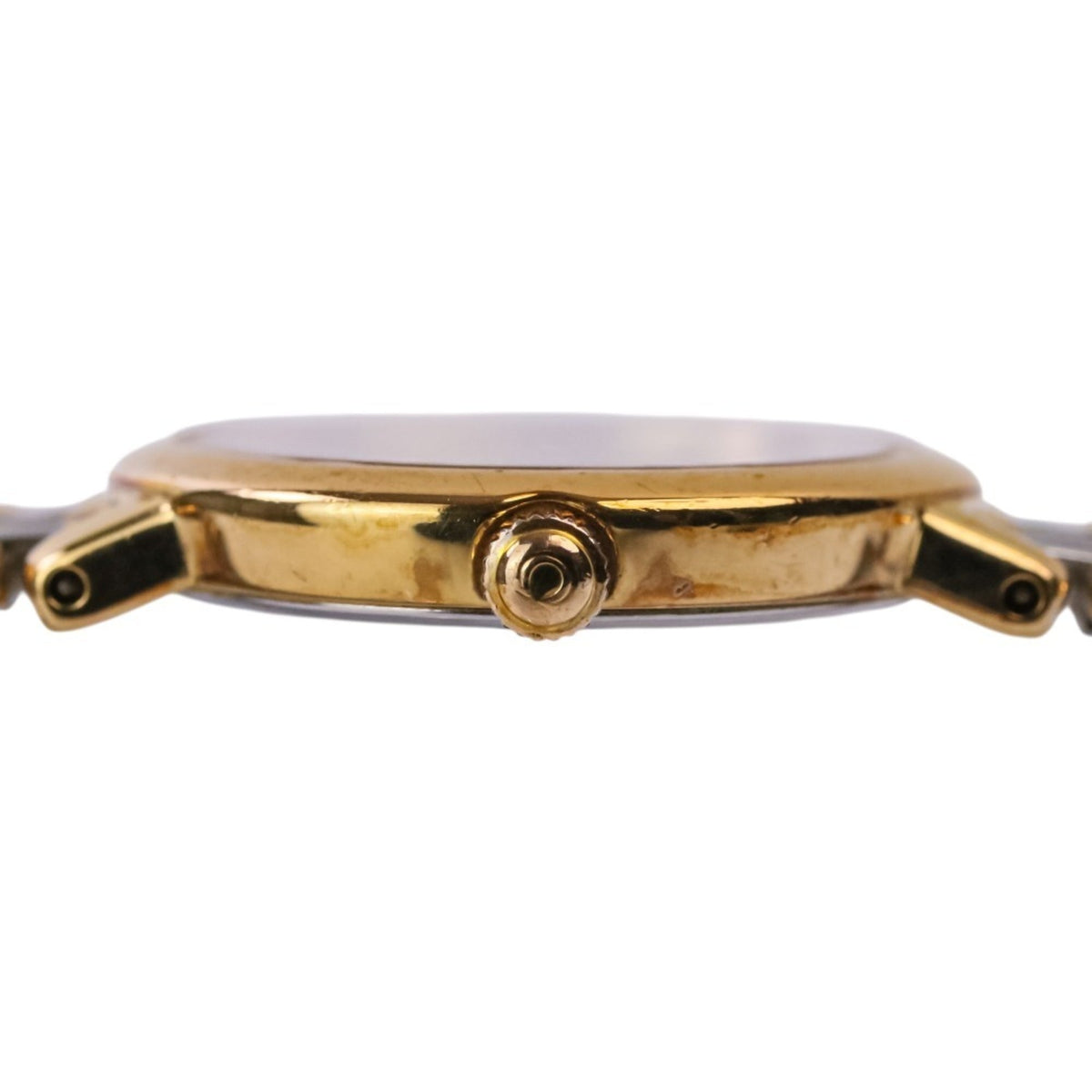 Omega De Ville-horloge met gouden wijzerplaat, 22 mm