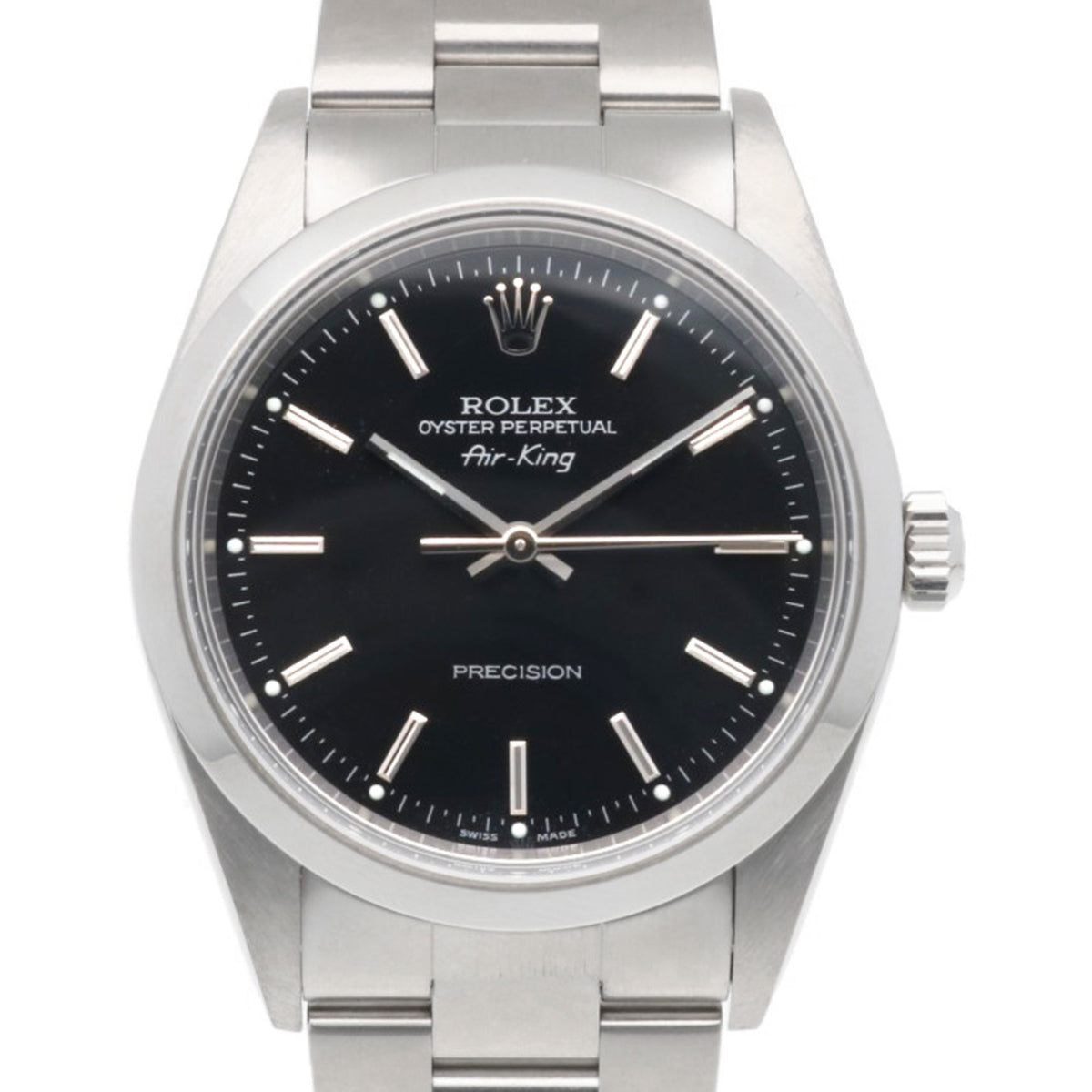 Rolex 14000M Black Dial 34mm Watch
