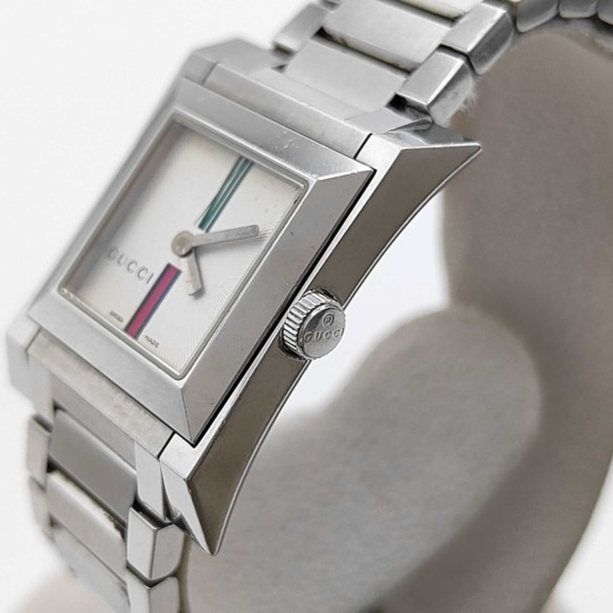 GUCCI Sherry Line 111L Silver Stainless Steel Women's Quartz Watch