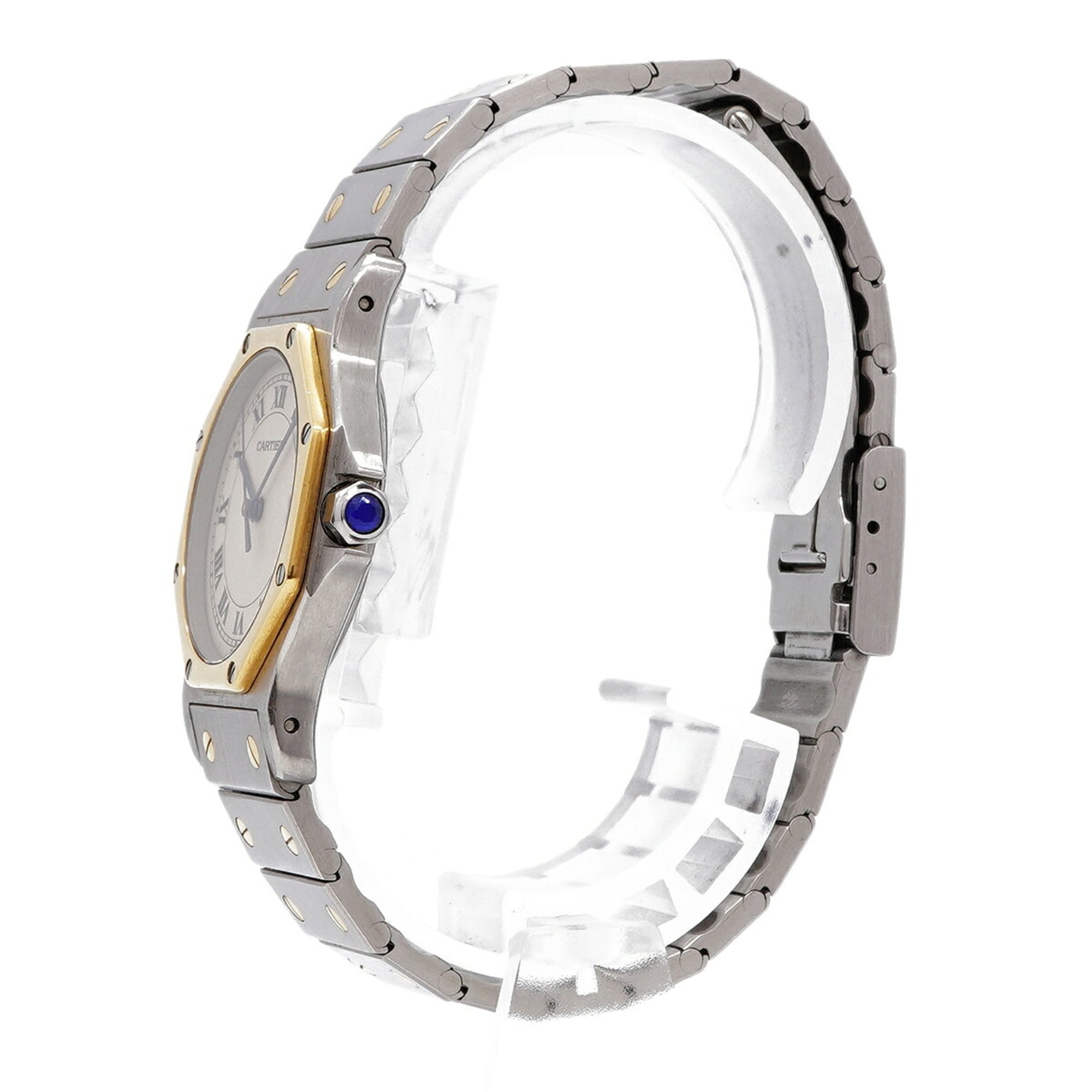 Montre Cartier Santos Octagon LM W2001583 Beige Cadran 29 mm