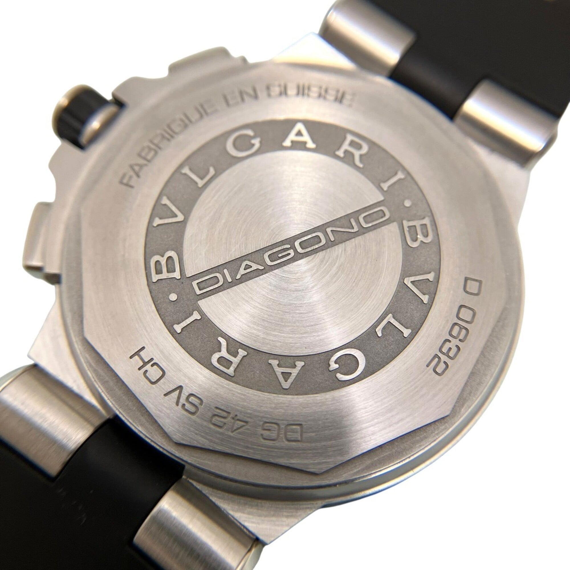 Montre Bvlgari Bulgari BVLGARI Diagono DG42SVCH Noir cadran 45 mm