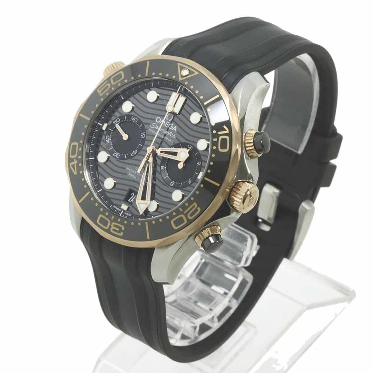 Omega Seamaster Diver 300 Co-Axial Master Chronometer 210 22 44 51 01 001 Horloge met zwarte wijzerplaat, 44 mm