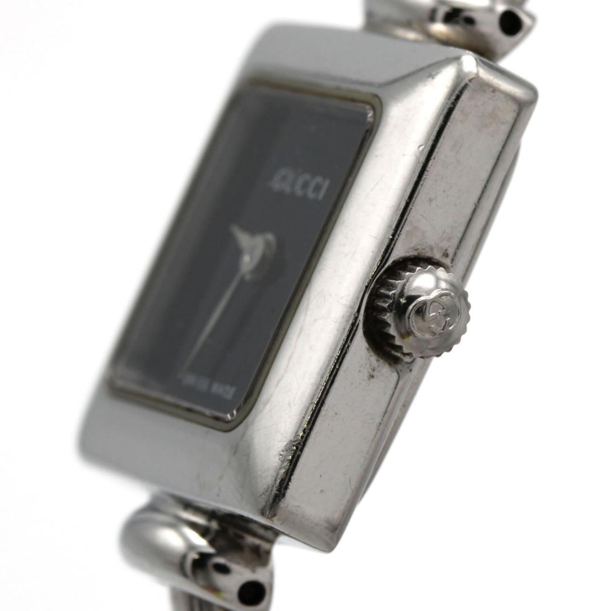 ら*か様 GUCCI 1900L スイス製 アナログ腕時計 シルバー Gucci 1900 M size 1900L SS Quartz