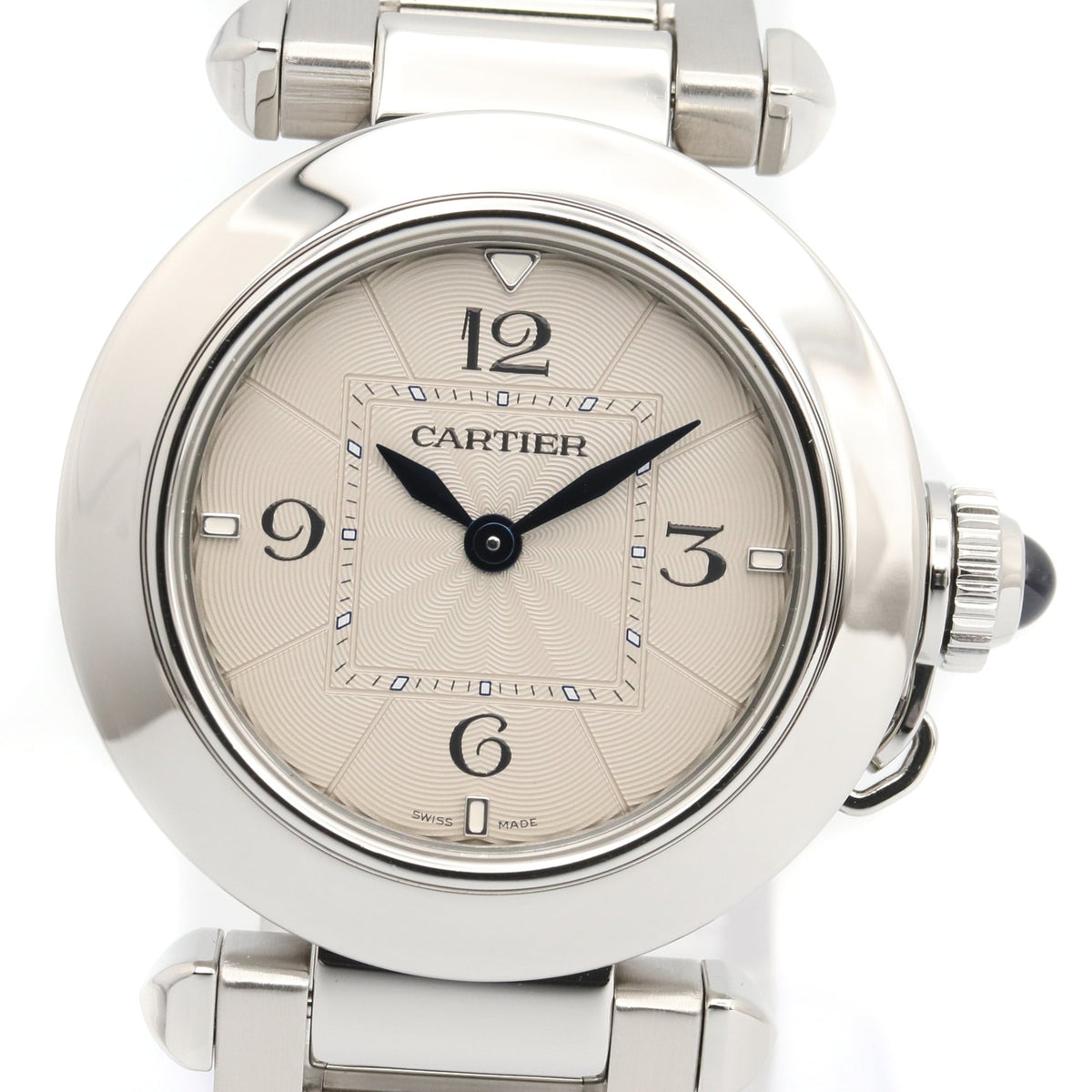 Cartier Pasha de WSPA0021 Silver Dial 30mm Watch