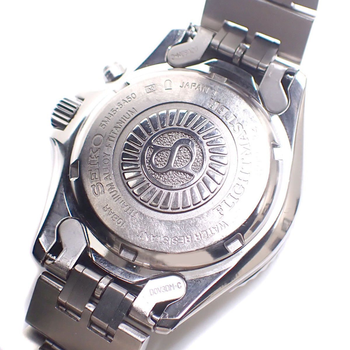 Seiko Flightmaster Auto SBCW005 Noir Cadran 40mm Montre