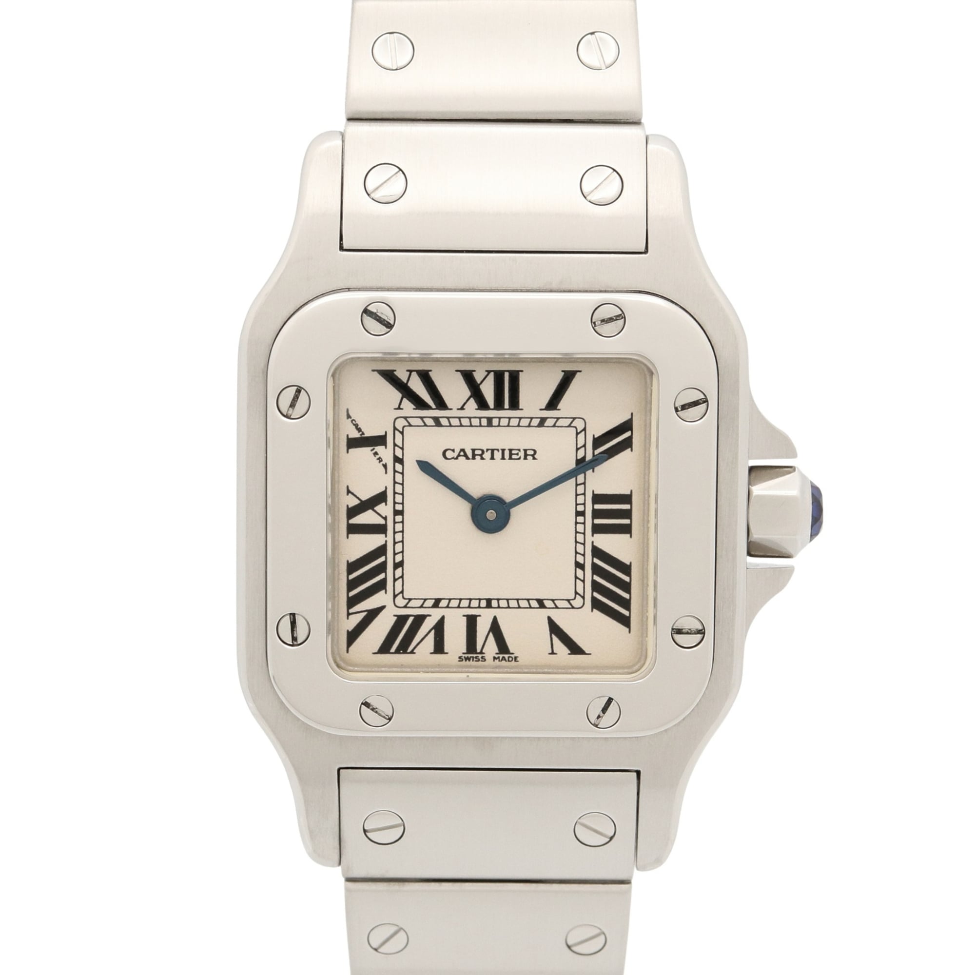 Cartier Santos Galbee SM W20056D6 Silver Dial 23mm Watch