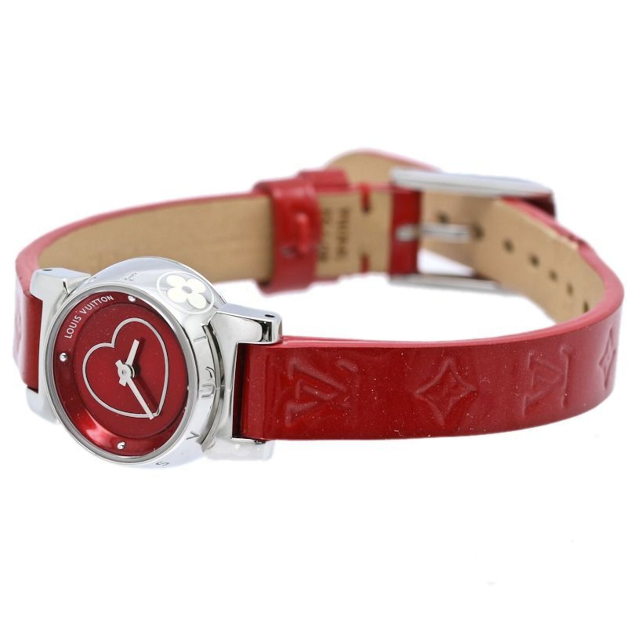 LOUIS VUITTON Tambour Bijou Q151Z0 Women's Watch /40408