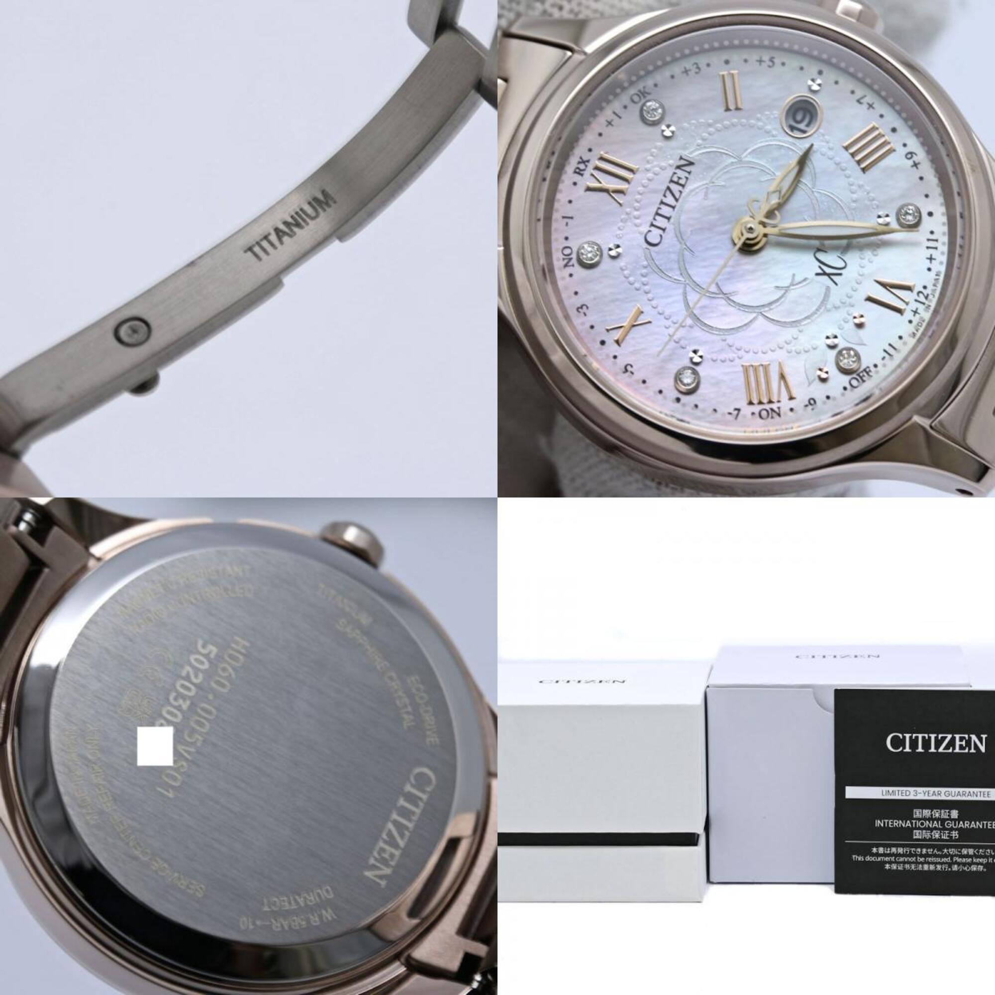 CITIZEN XC Cross Sea Hikari-collectie Sakura ES9498-69N Limited Edition titanium dameshorloge /40415