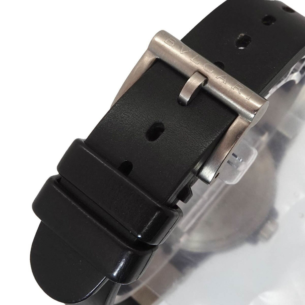 Bvlgari Diagono Titanium TI32TA horloge met zwarte wijzerplaat, 32 mm