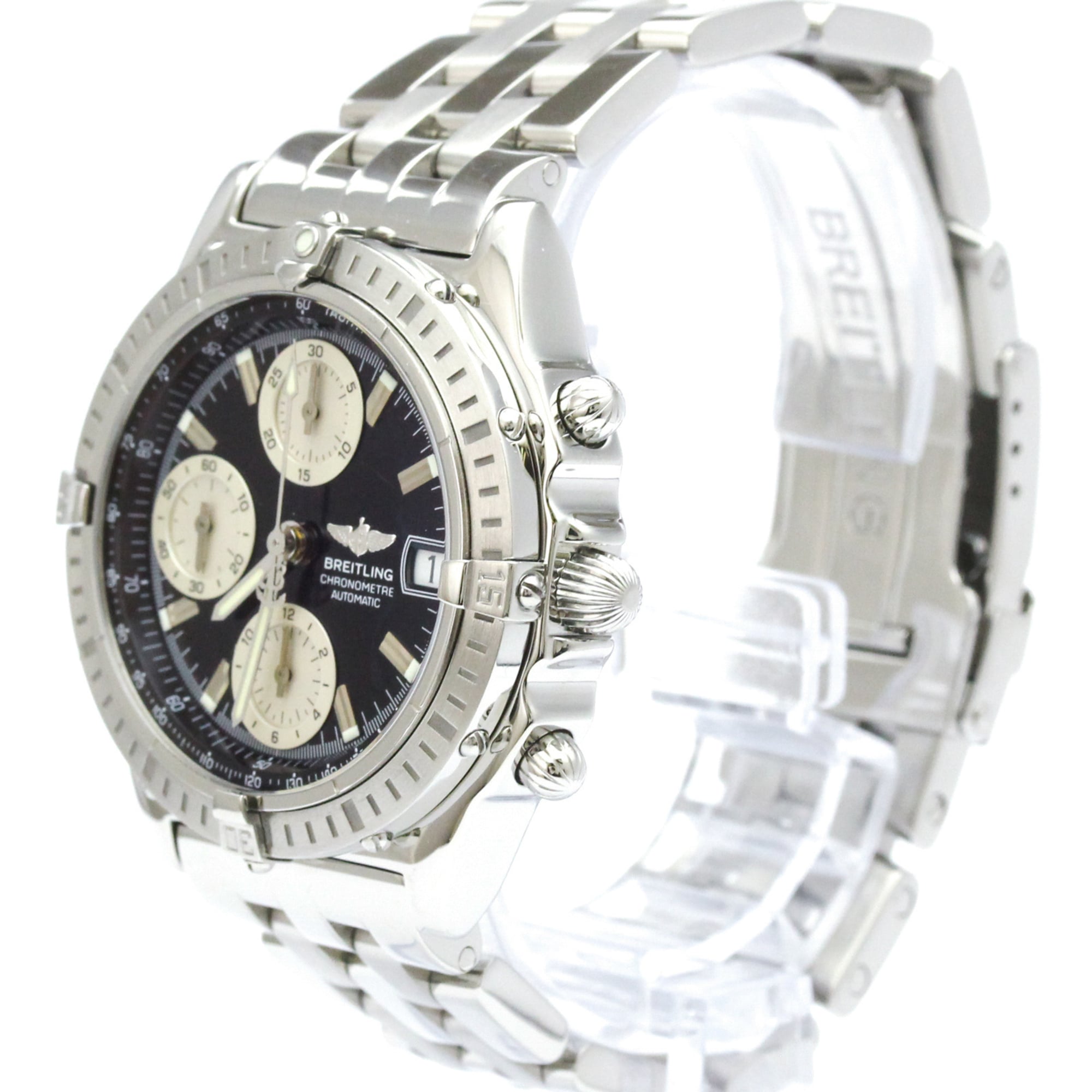 Breitling Chronomat A13352 Black Dial 40mm Watch