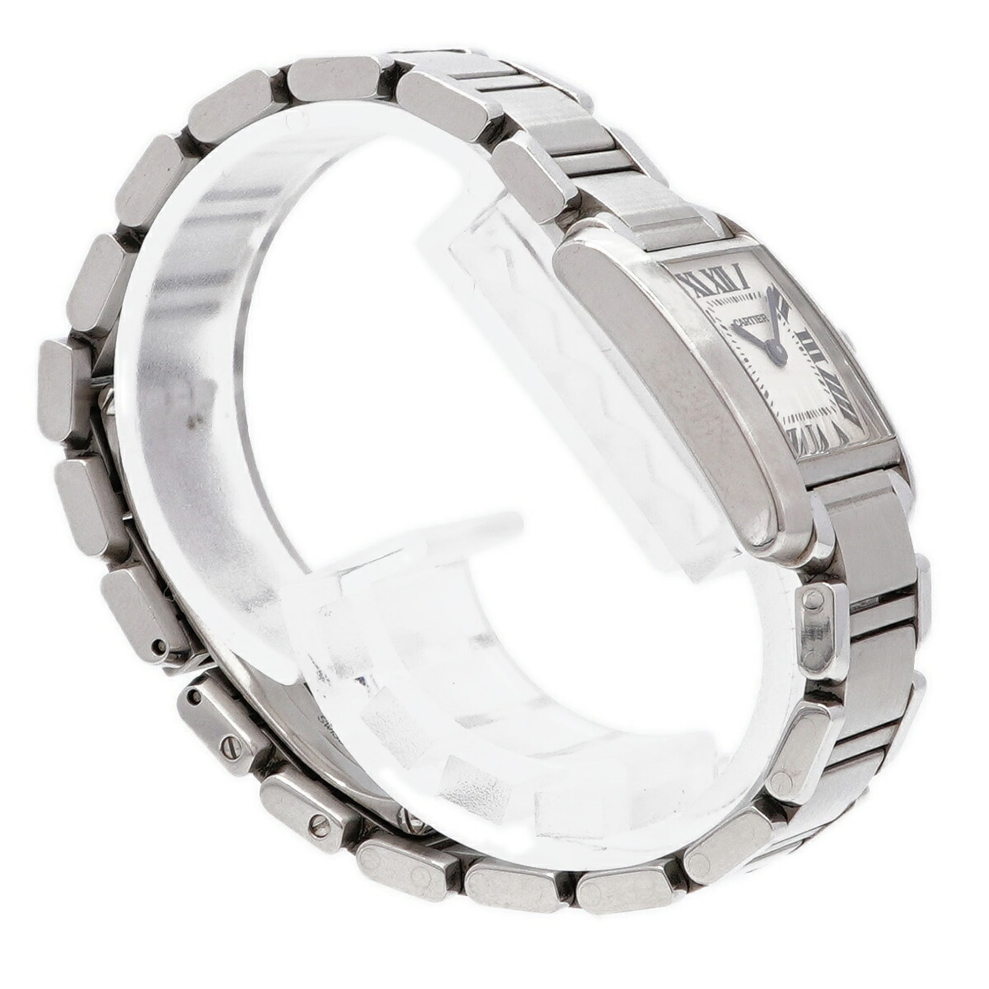 Cartier Tank Française SM W51008Q3 Ivory Dial 20mm Watch